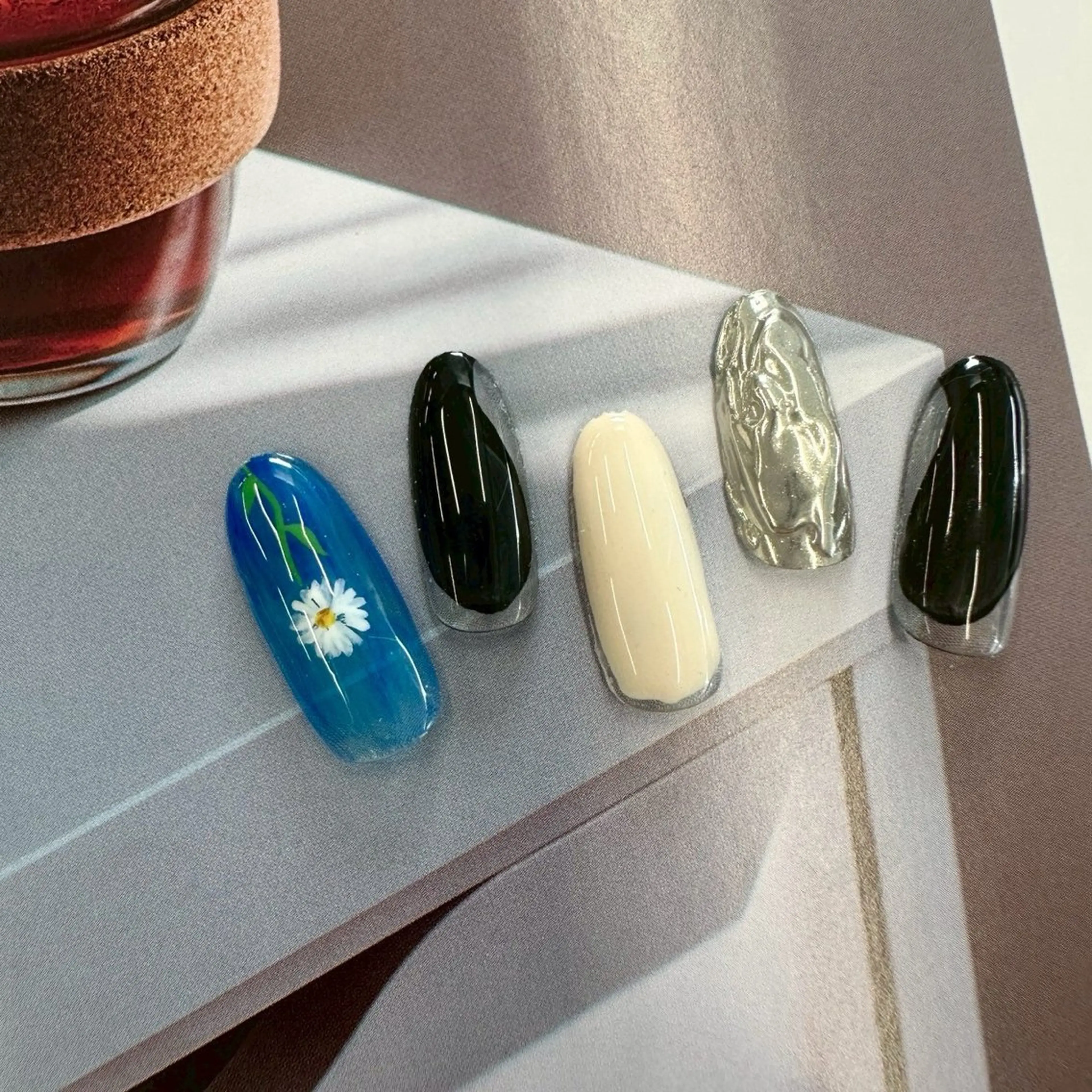 ネイル ⭐︎休業中の練習⭐︎ JNA認定講師髙橋のネイルデザイン