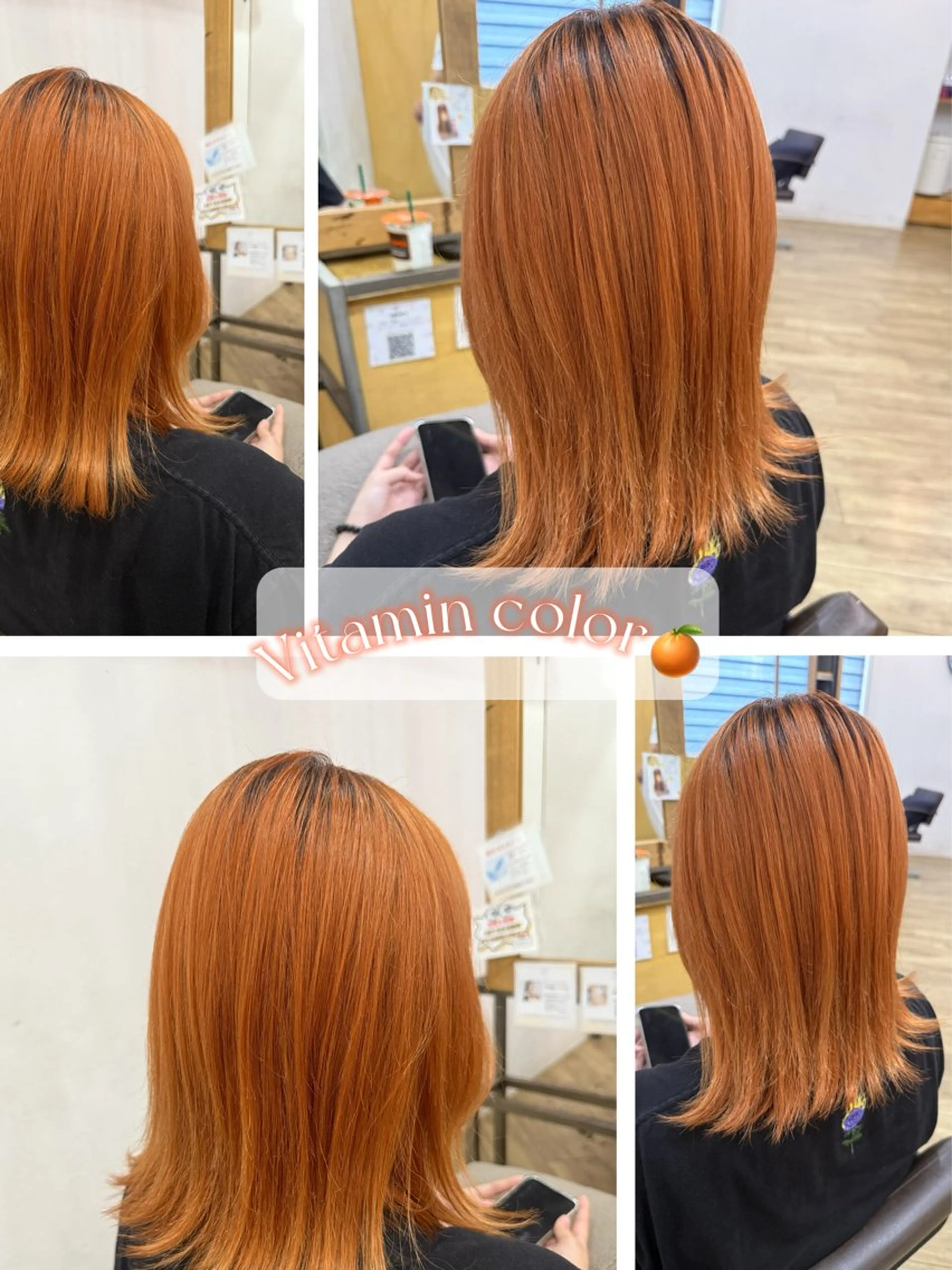 🧡12月限定🧡カラー➕ブローで艶々に💗期間限定の特別価格でご案内できます！の写真