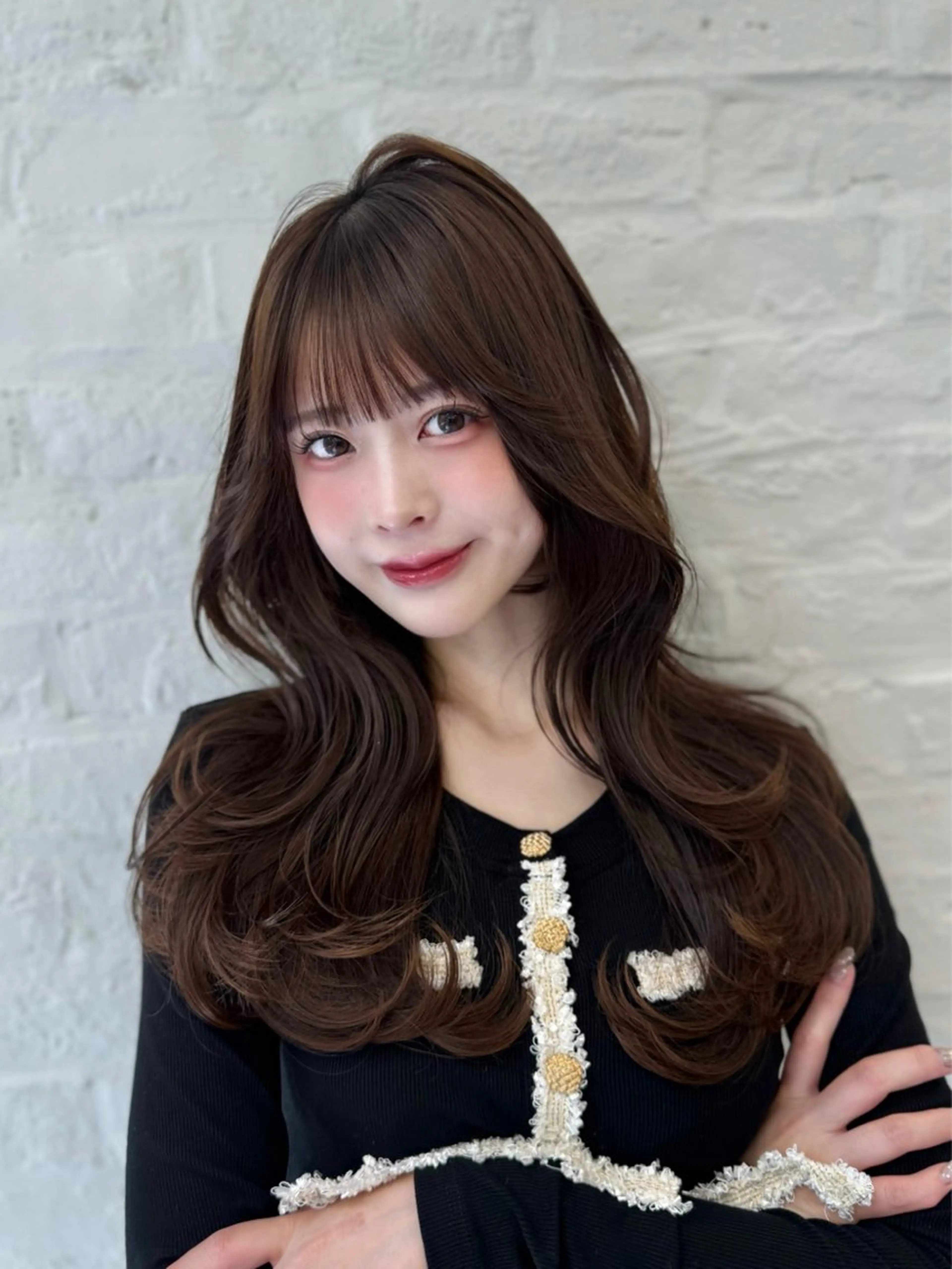 セミロング 映える顔まわり/前髪 特化 💗 ユキマのヘアスタイル