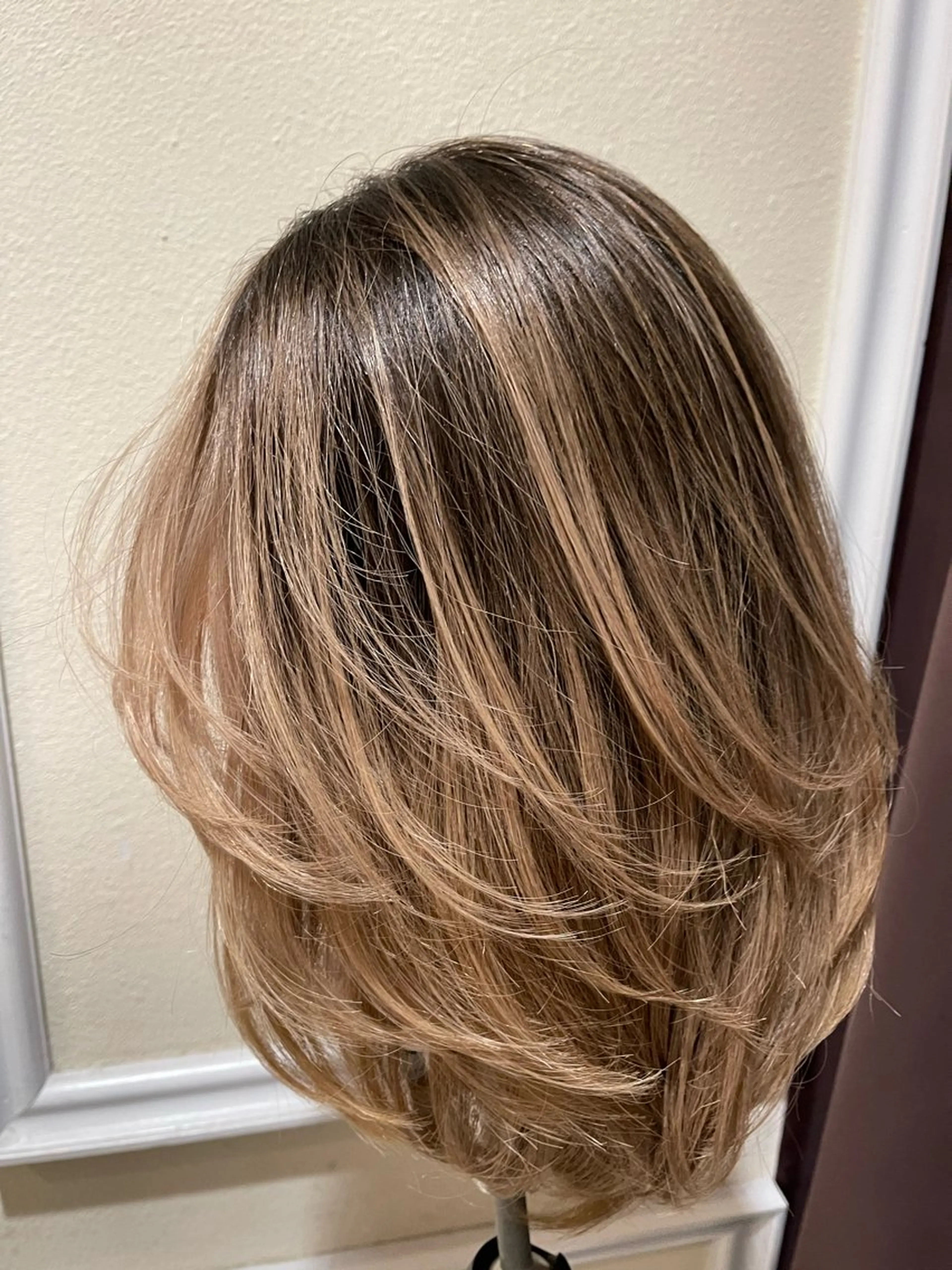 ミディアム カラー カット ヘアカラー トリートメント Che'ri所属・海外レイヤー/ レイヤーカット/和田のヘアスタイル