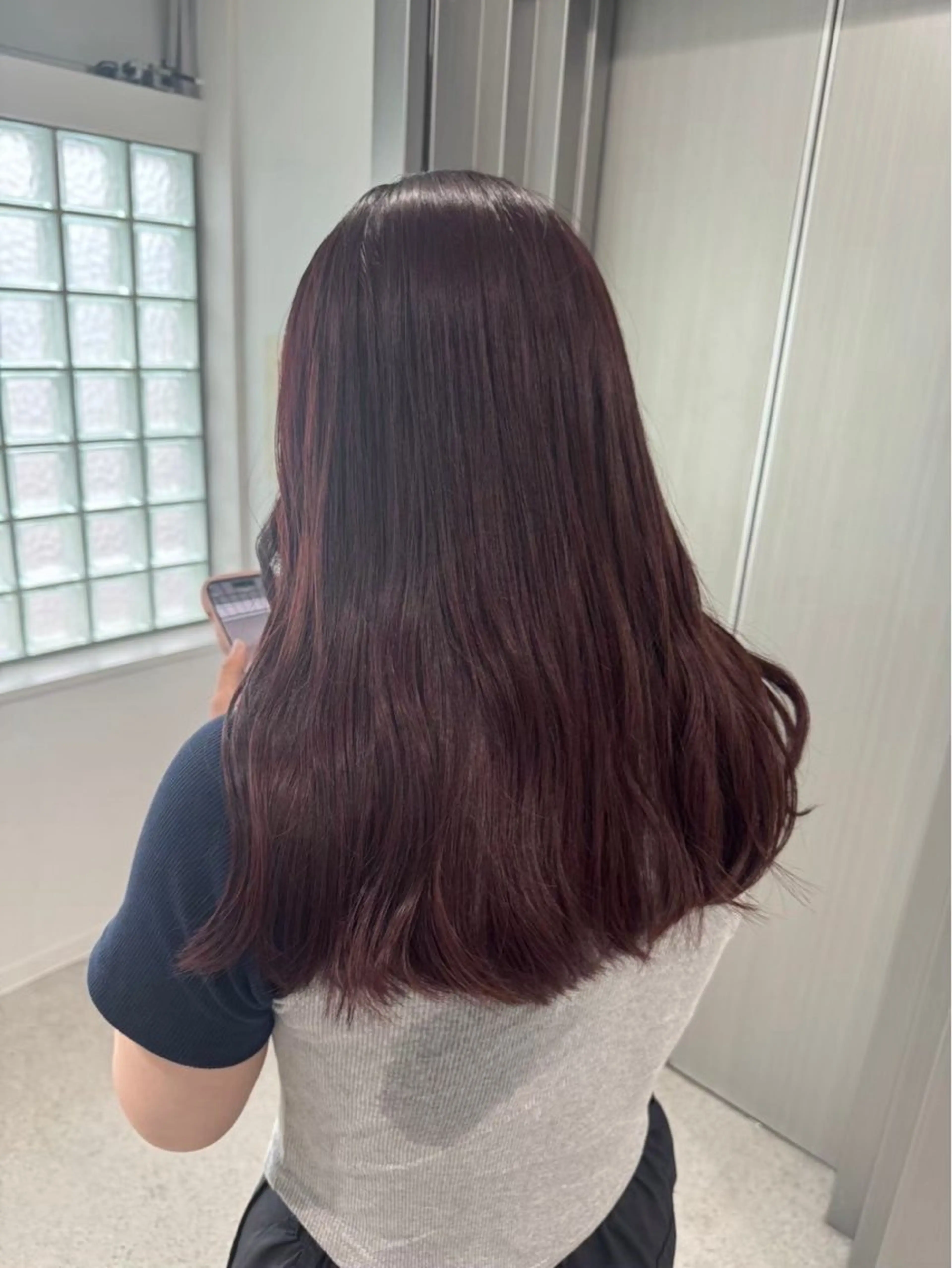 ロング ヘアカラー miku/ラベンダー 透明感カラー🪻❤︎のヘアスタイル