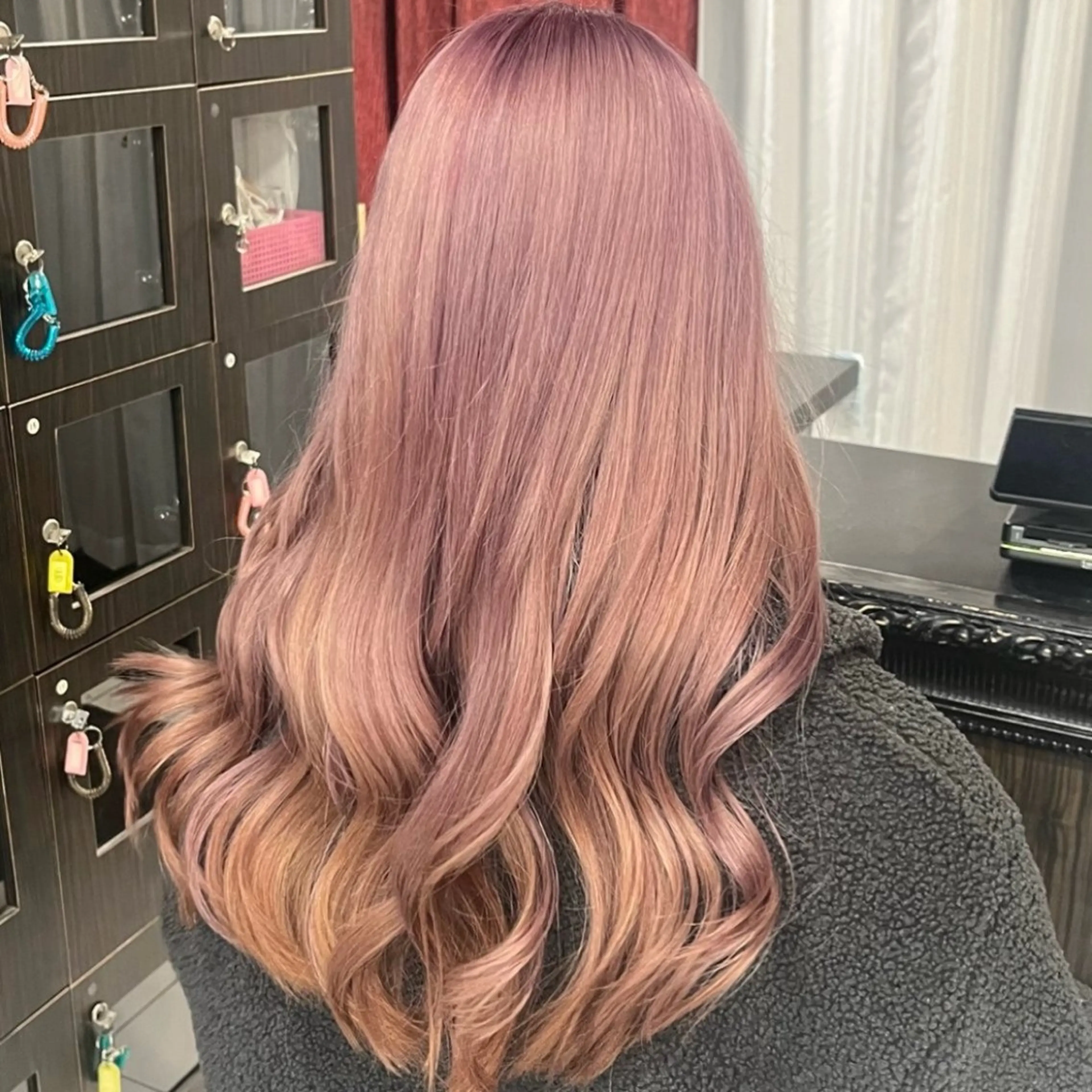 ロング カラー ブリーチ ダブルカラー ピンクカラー 🫧ハイトーン/ ペールカラー🕊♡雛のヘアスタイル