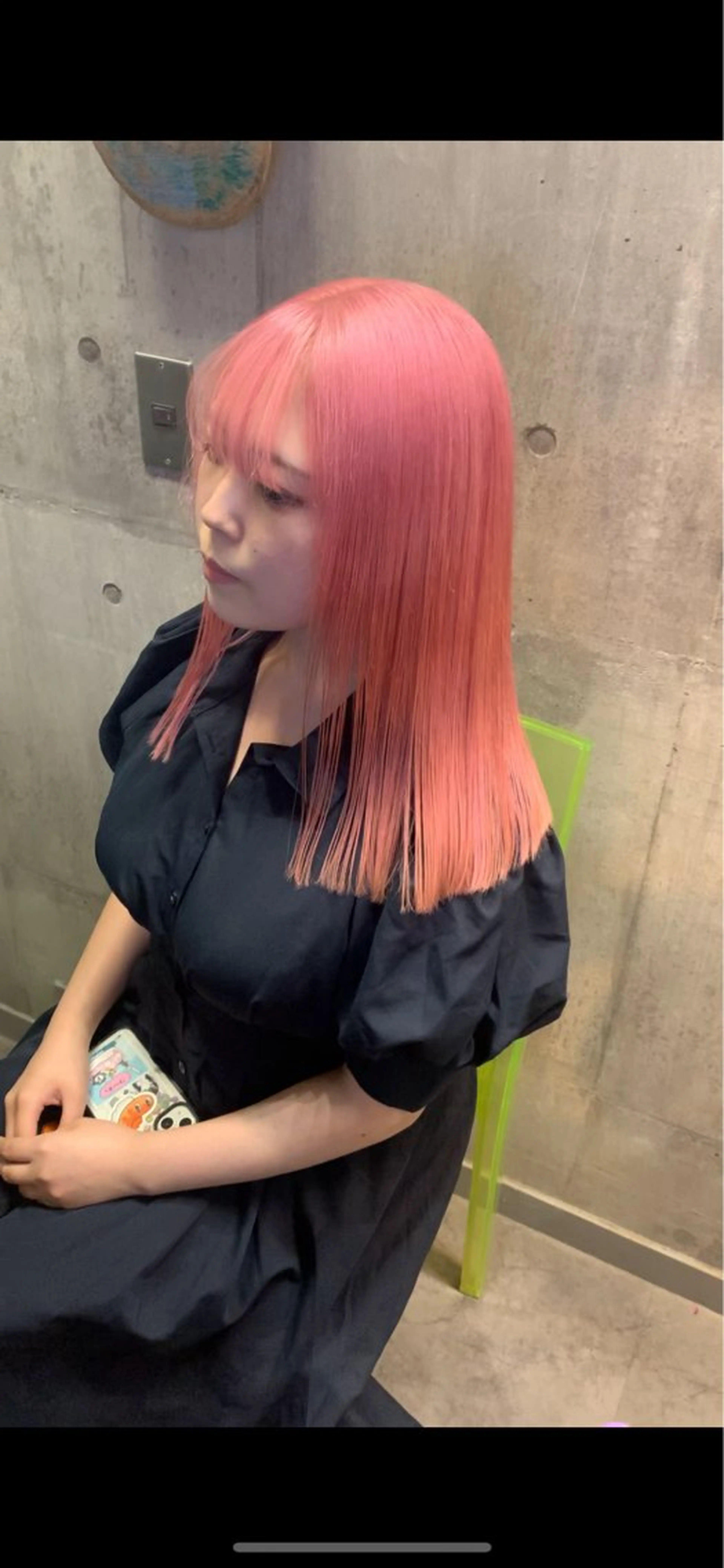 セミロング カラー ヘアカラー トリートメント ハイトーン/メンズ/ ウルフ特化   小松のヘアスタイル