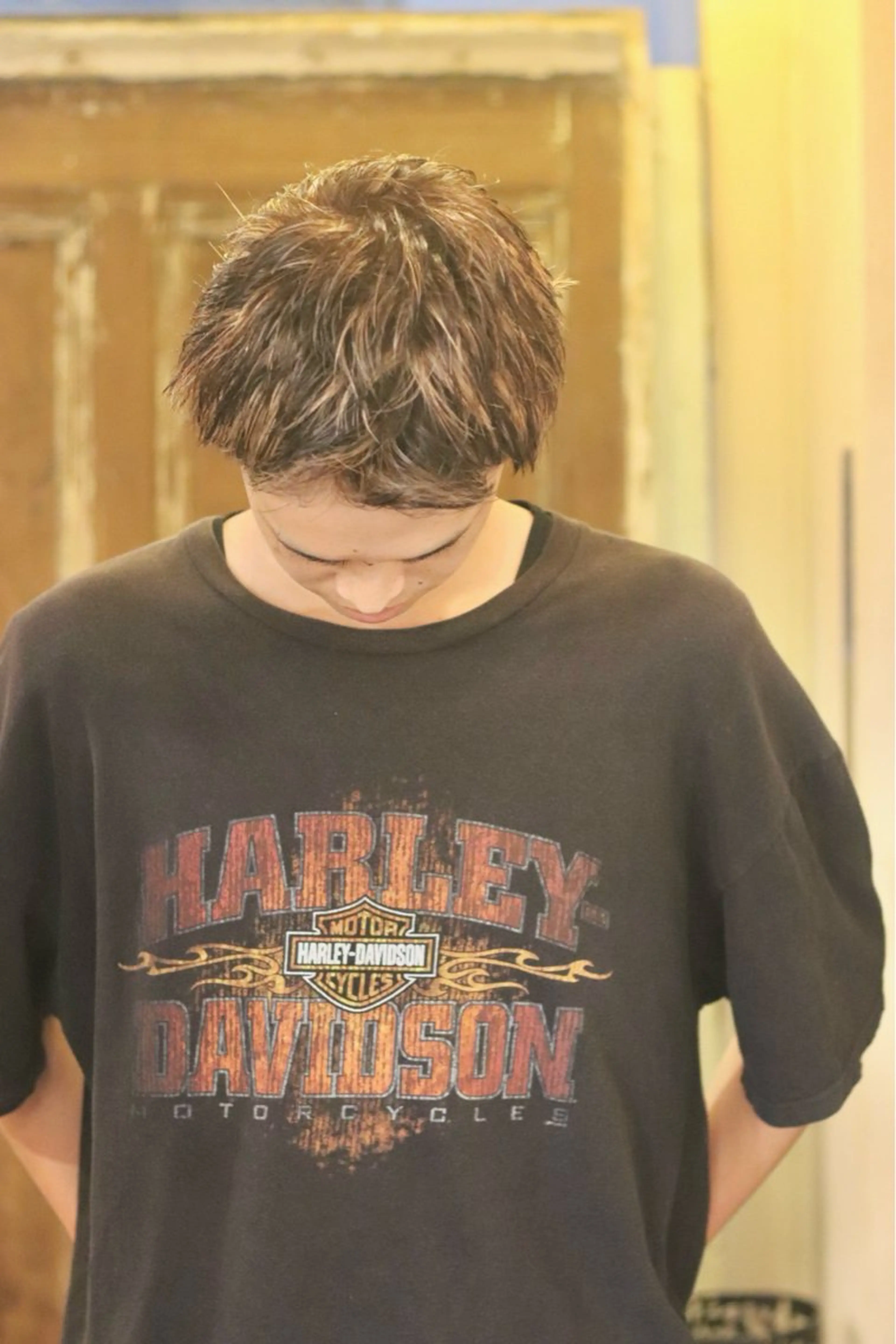 ショート メンズ Joh/メンズカット /レイヤー/ブリーチのヘアスタイル