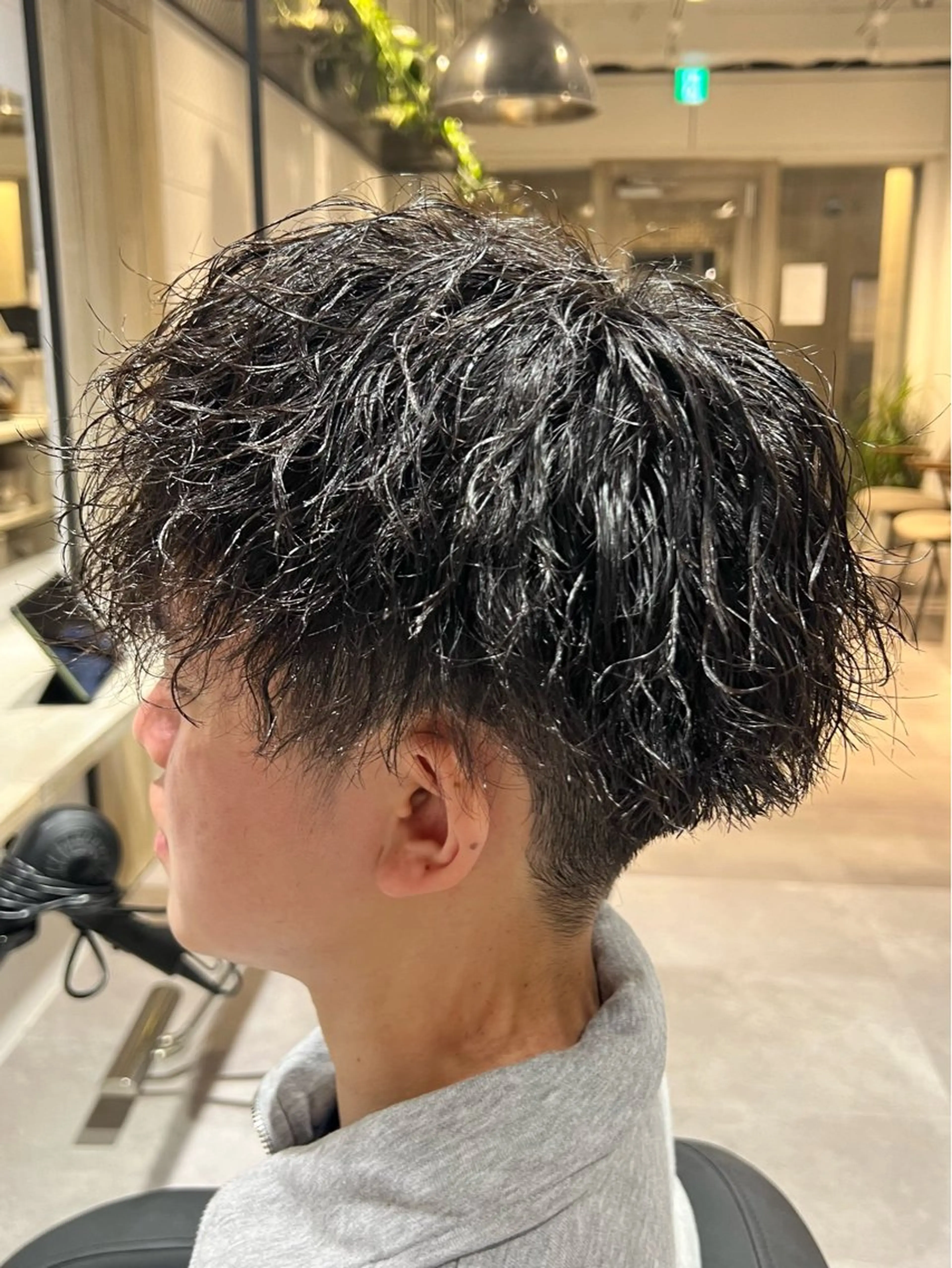 ミディアム パーマ メンズ 【パーマ満足度No. 1🥇】宮脇 大樹のヘアスタイル