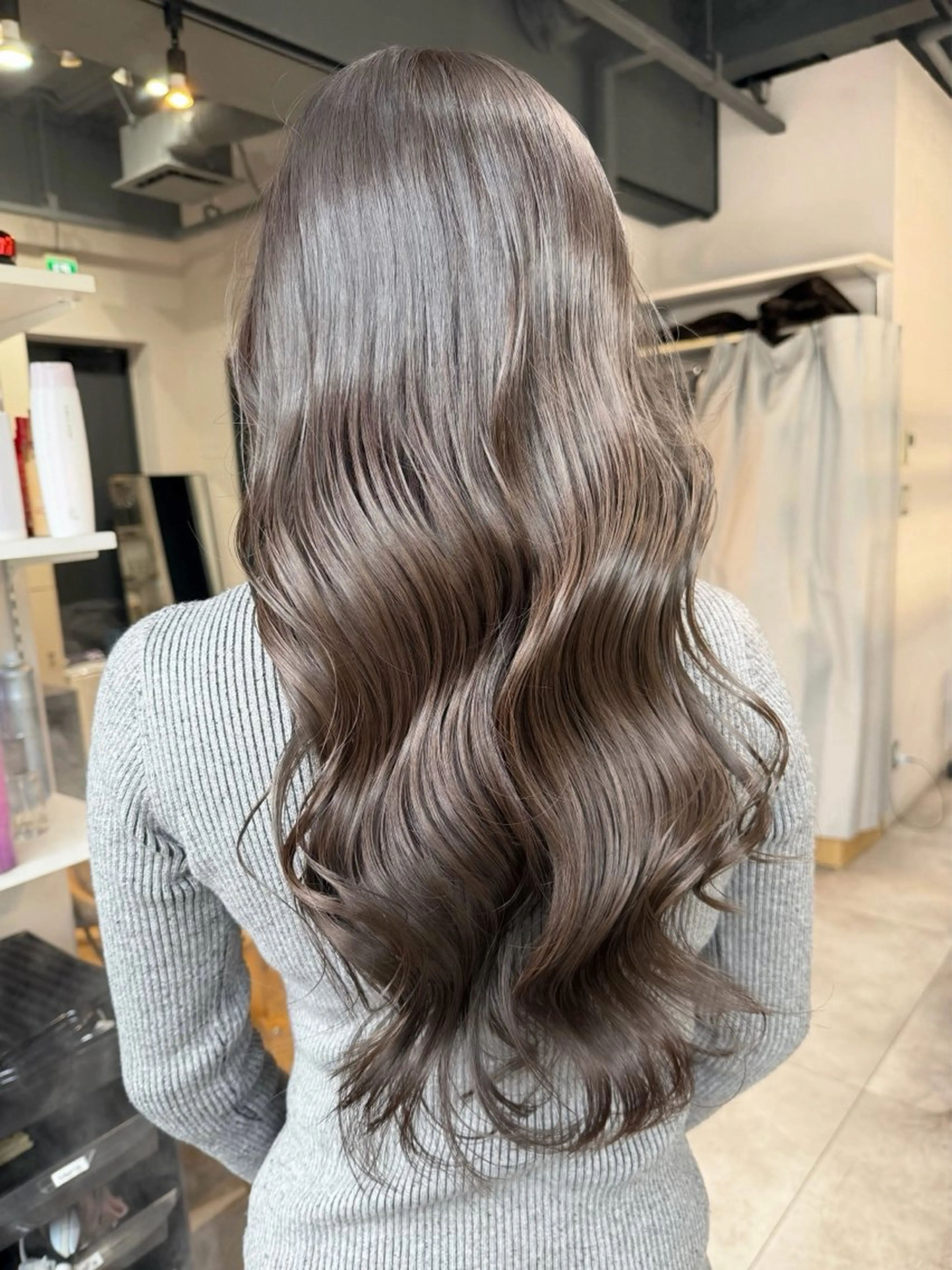 セミロング カット ヘアカラー トリートメント ✨透明感カラー 恵比寿HAYATO✨のヘアスタイル