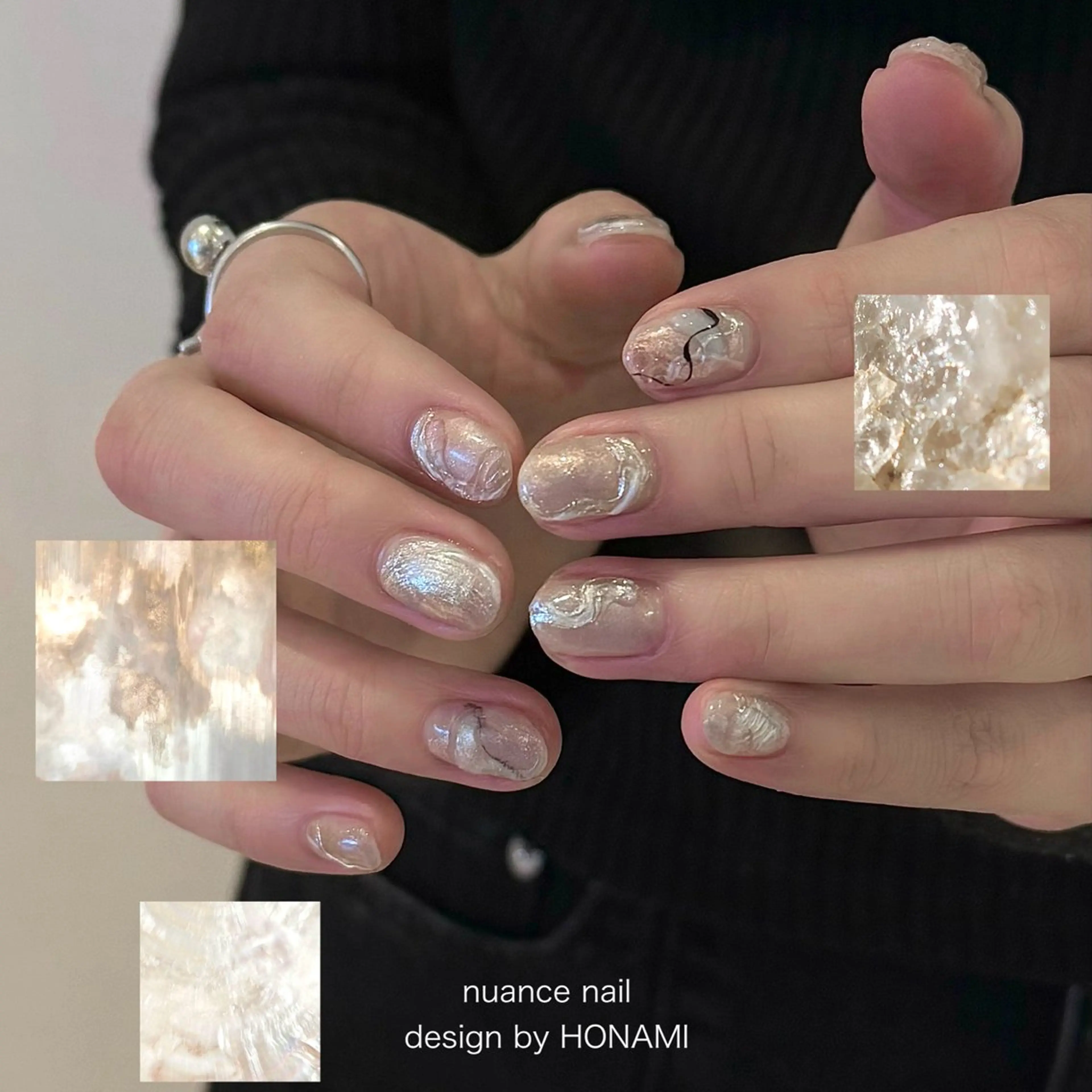 ネイル ニュアンスネイル パラジェルプレミアムサロン　SINCE所属・HONAMI パラジェル専門店のネイルデザイン