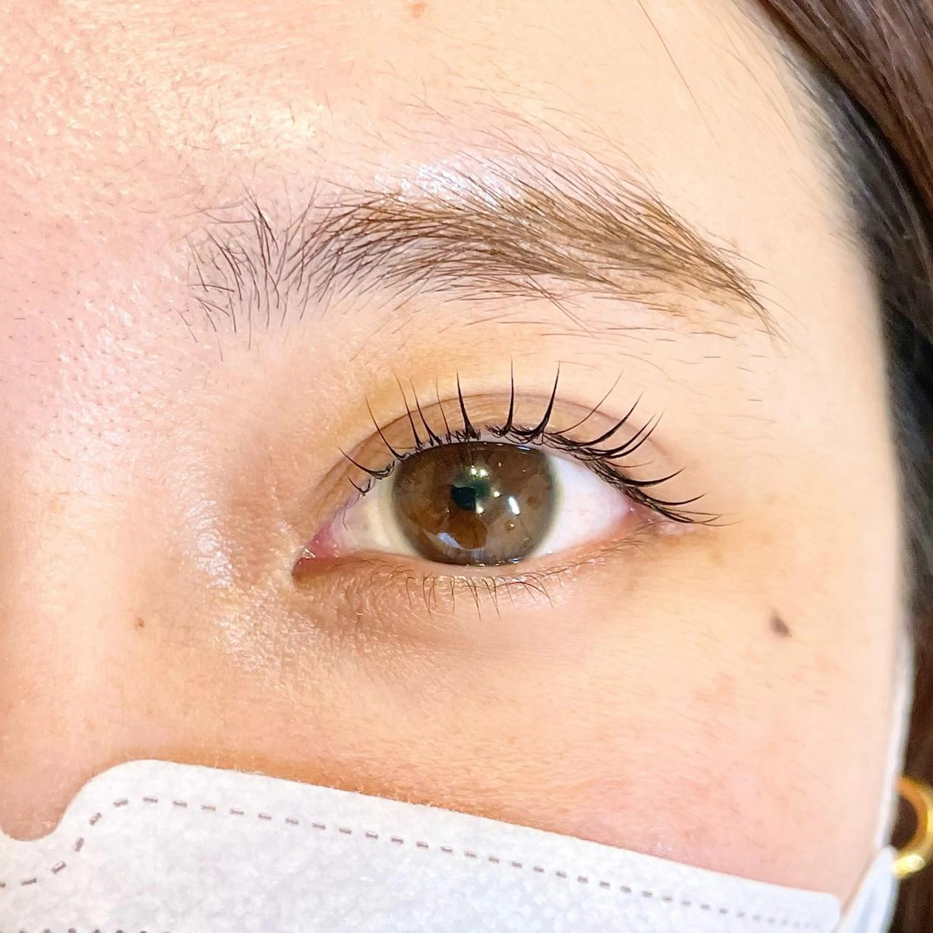 セミロング カラー パーマ ヘアアレンジ メンズ キッズ ネイル マツエク・マツパ アイブロウ マツパ nail&eye Aoのマツエク・マツパデザイン