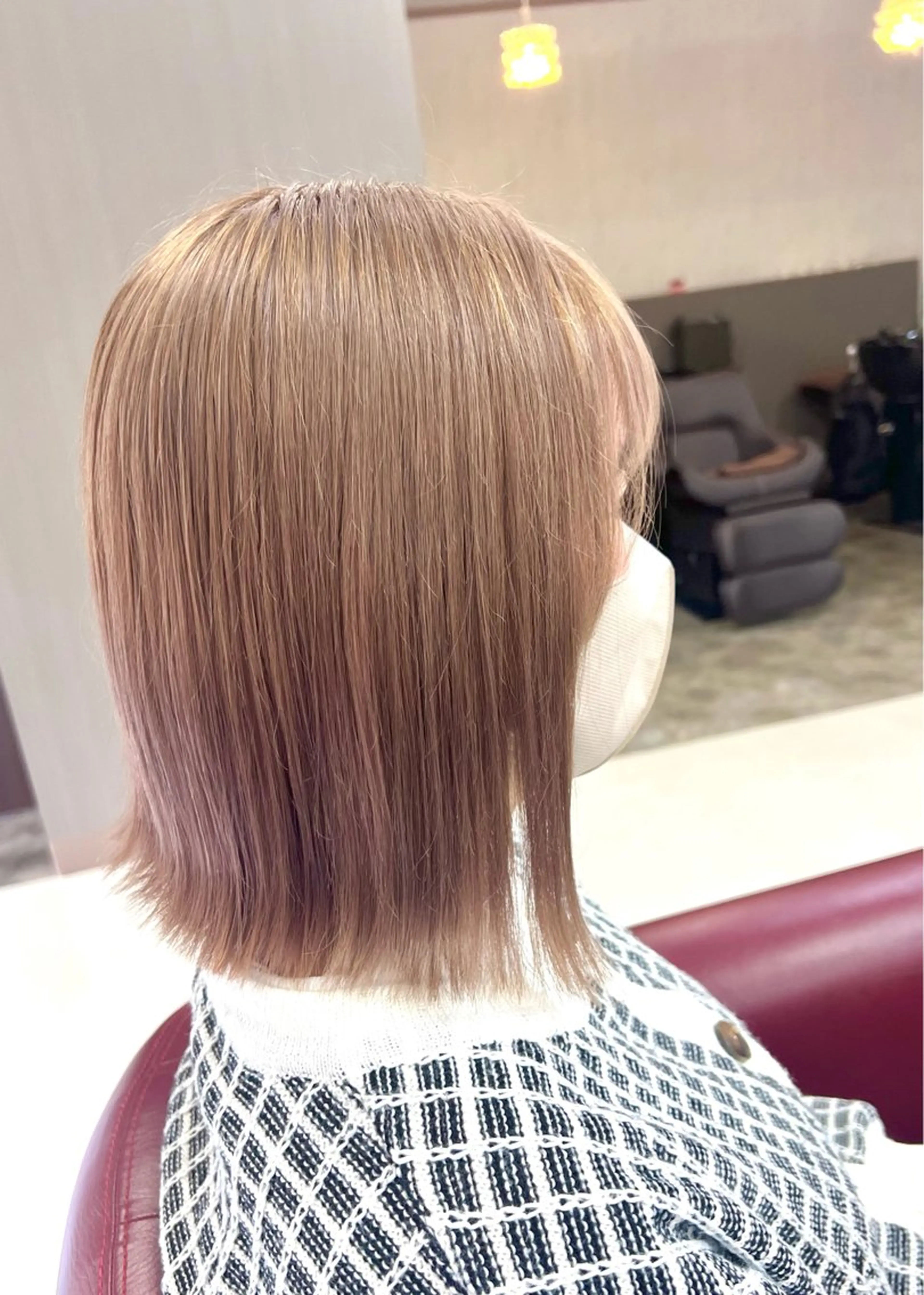 ショート カラー グレージュ ミルクティーグレージュ KEN 🌟のヘアスタイル