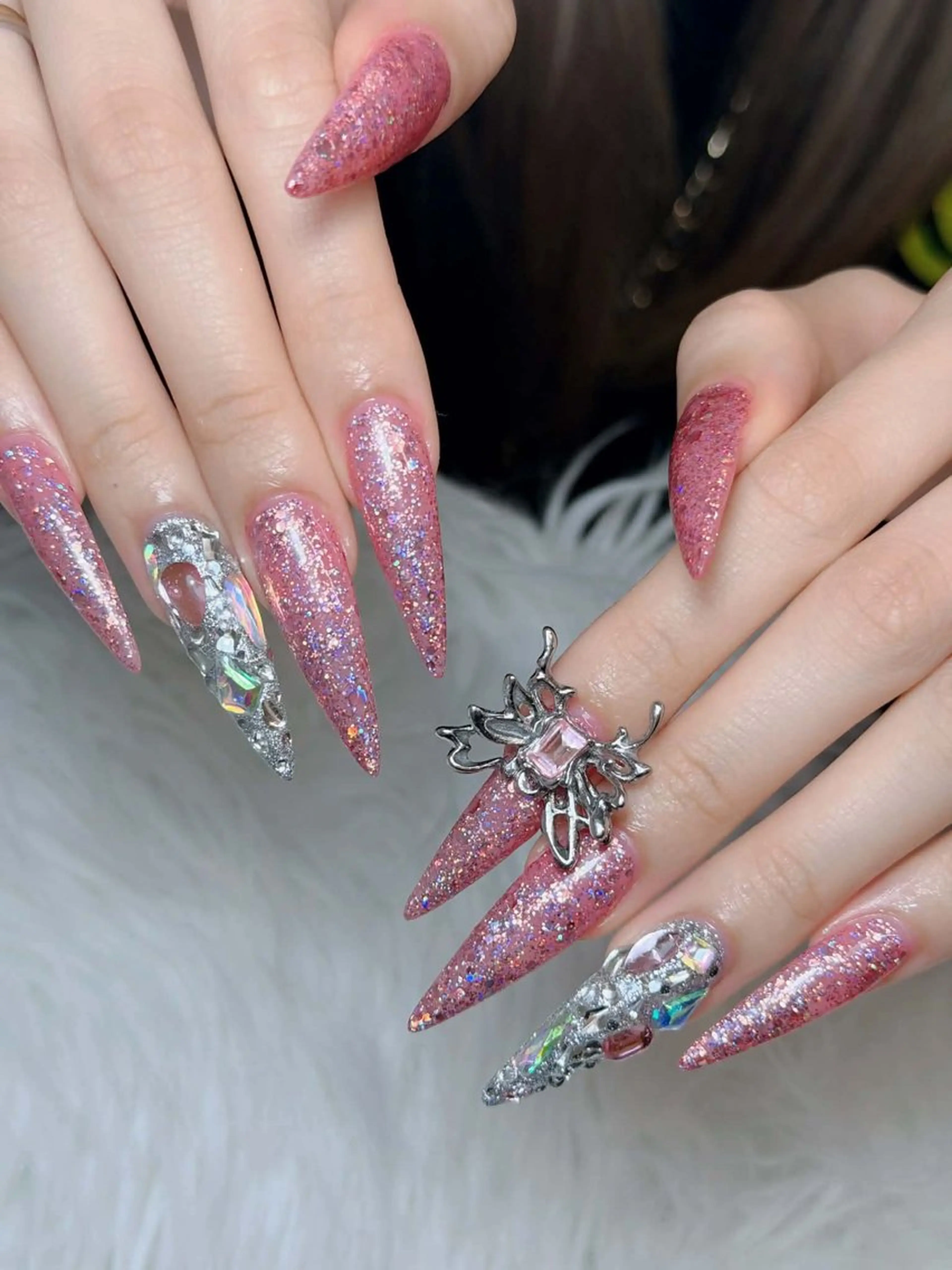 ネイル オーロラネイル チークネイル フットネイル フレンチネイル 韓国ネイル ハンドネイル Lumi Nailのネイルデザイン