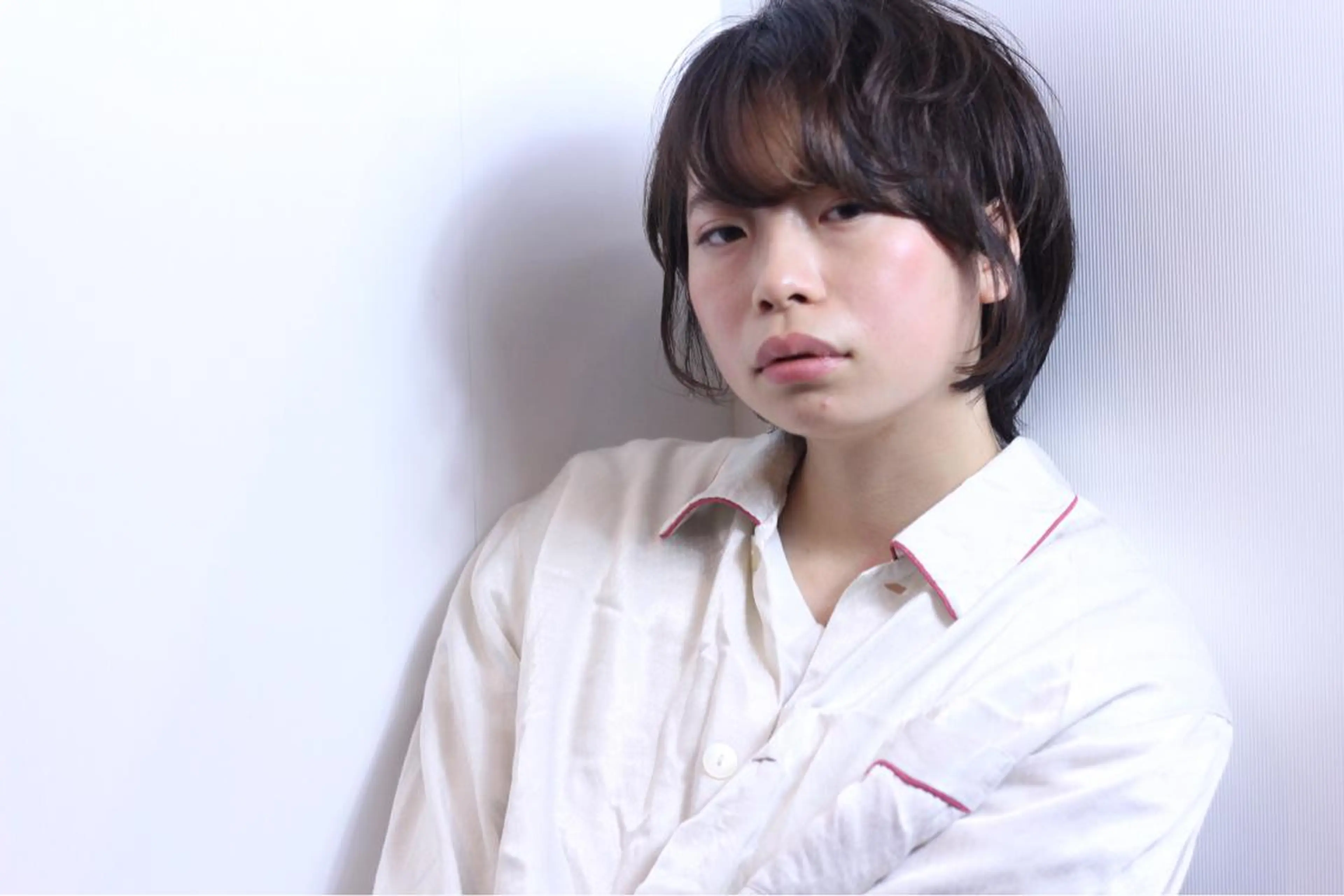 ショート カラー パーマ ショートヘア toi【トワ】所属・安達 俊亮のヘアスタイル