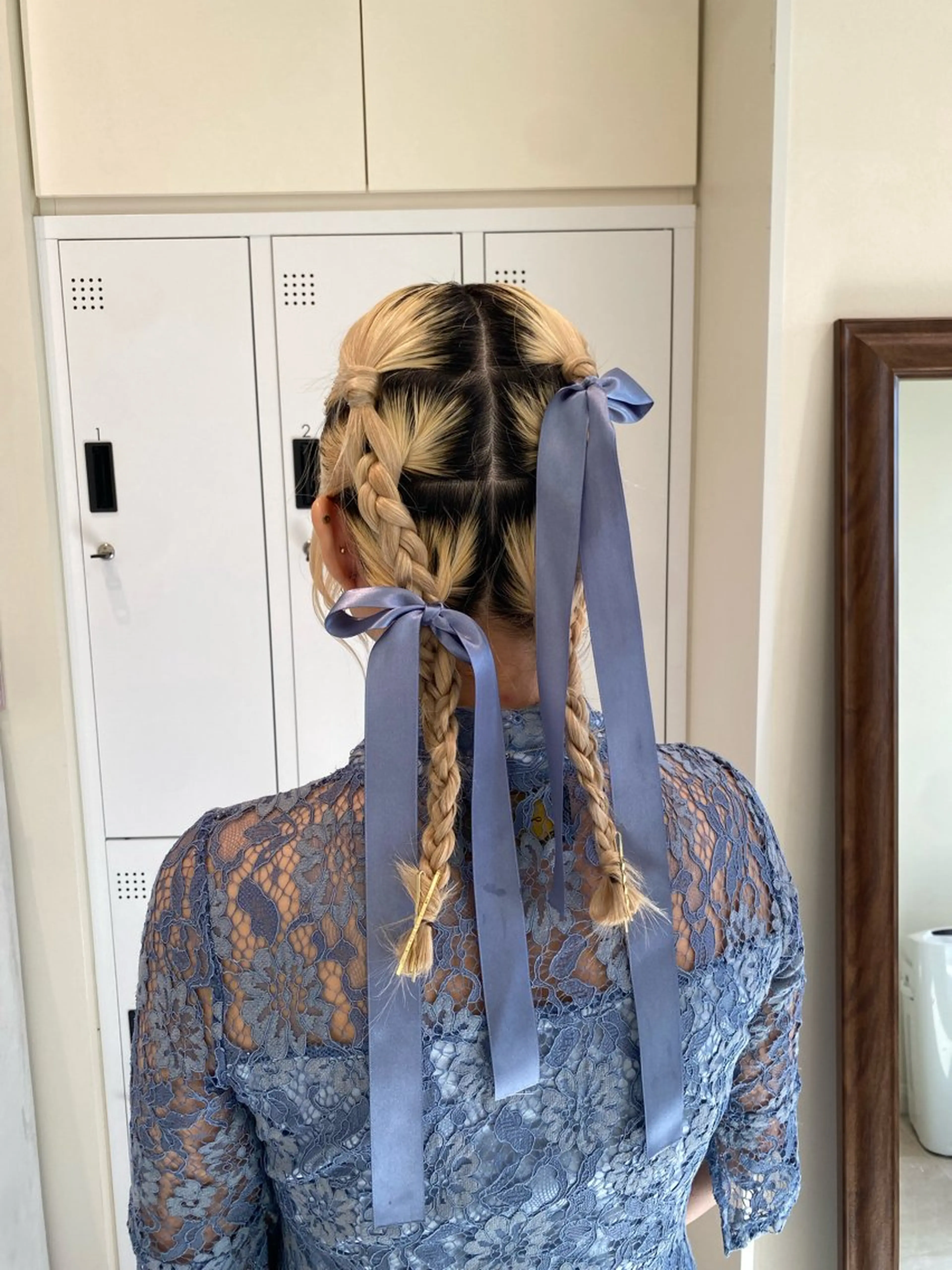 ロング ヘアアレンジ 暖色カラー /ヘアアレンジ/花鈴のヘアスタイル