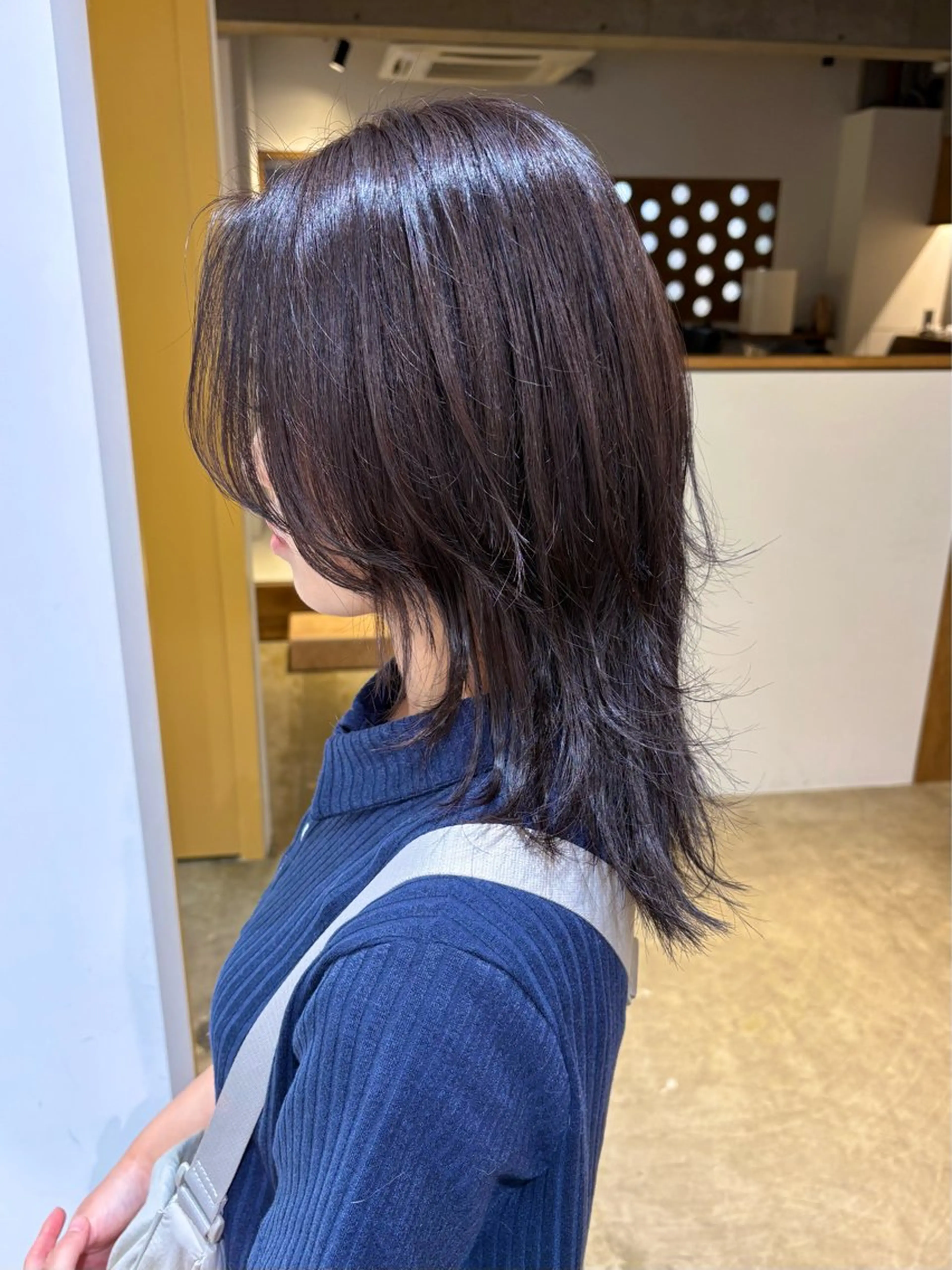 セミロング カット トリートメント 名駅/大人可愛い /艶髪/流音のヘアスタイル