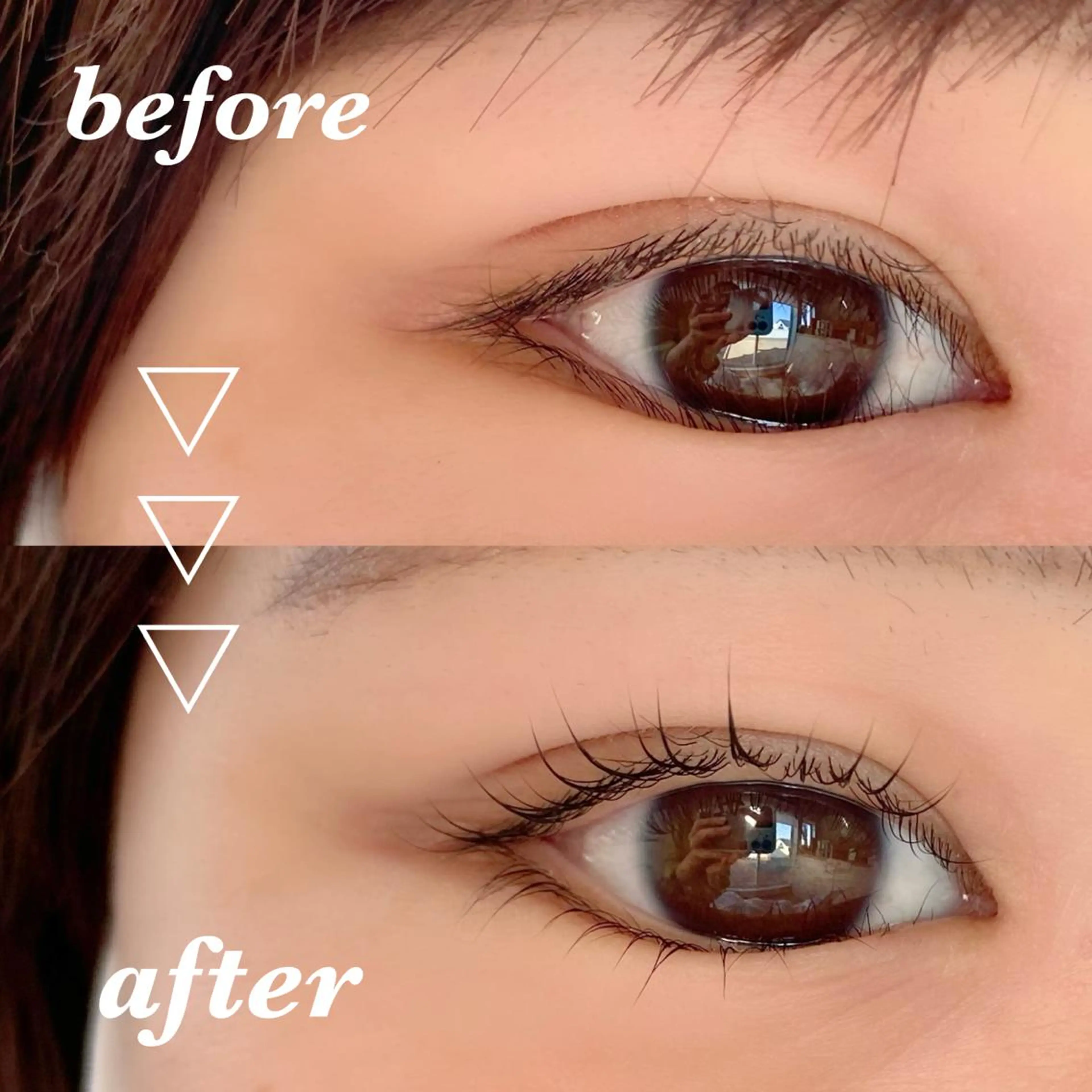 マツエク・マツパ まつげパーマ 下まつげエクステ 安藤 真結香のマツエク・マツパデザイン