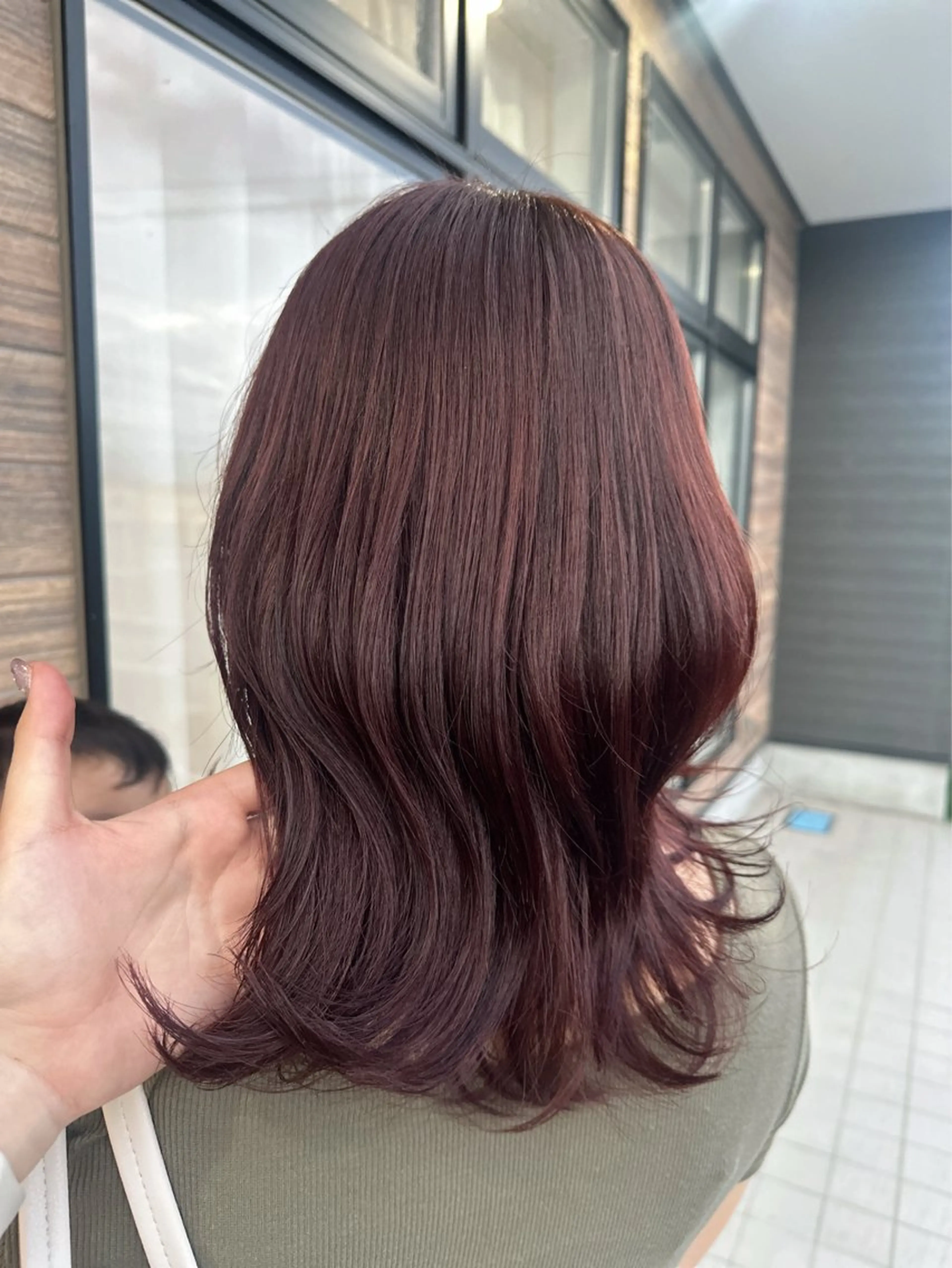 セミロング こくぶん ひよりのヘアスタイル