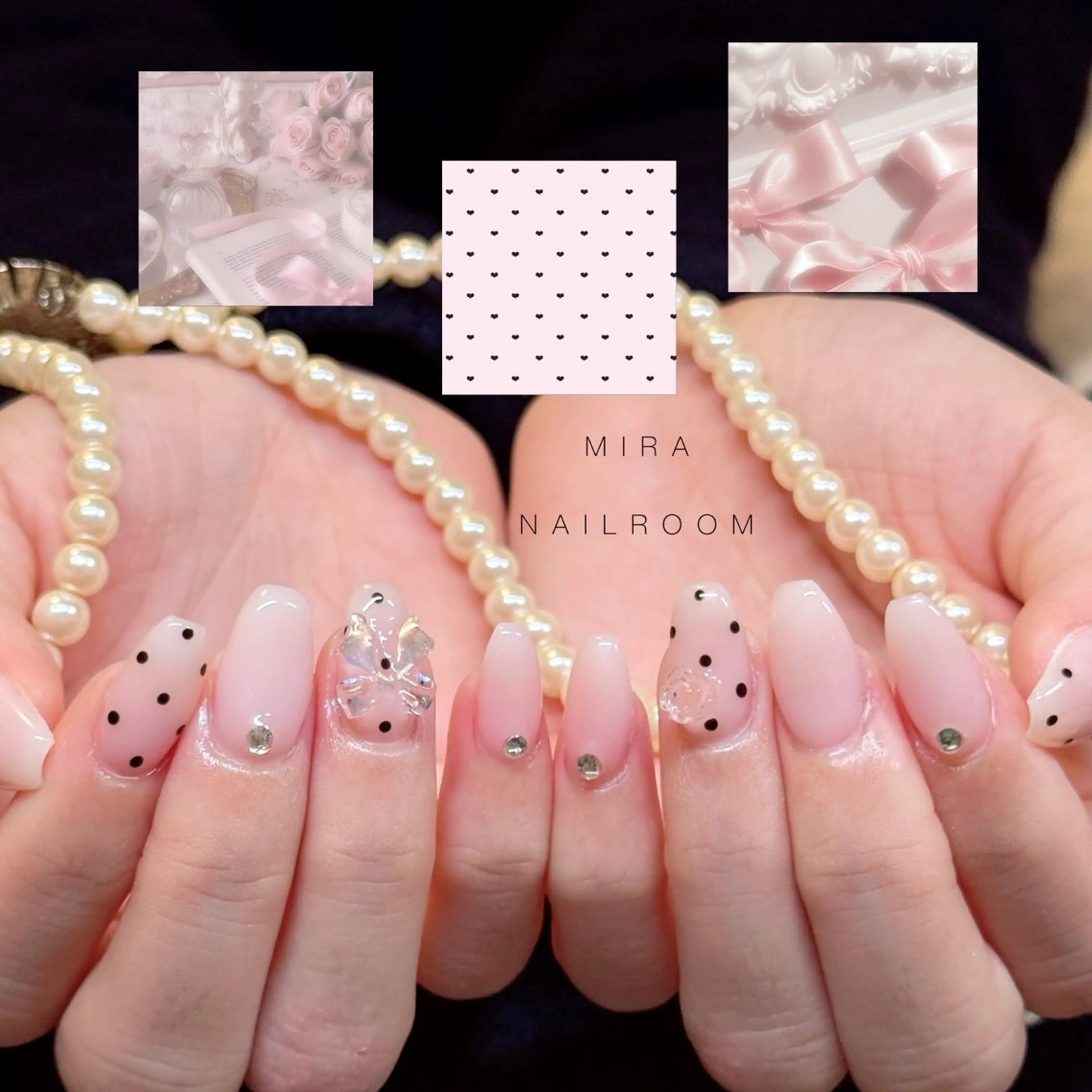 ネイル 長さ出し 持ち込み MIRA NAILROOM SALON所属・MIRA NAILROOMのネイルデザイン