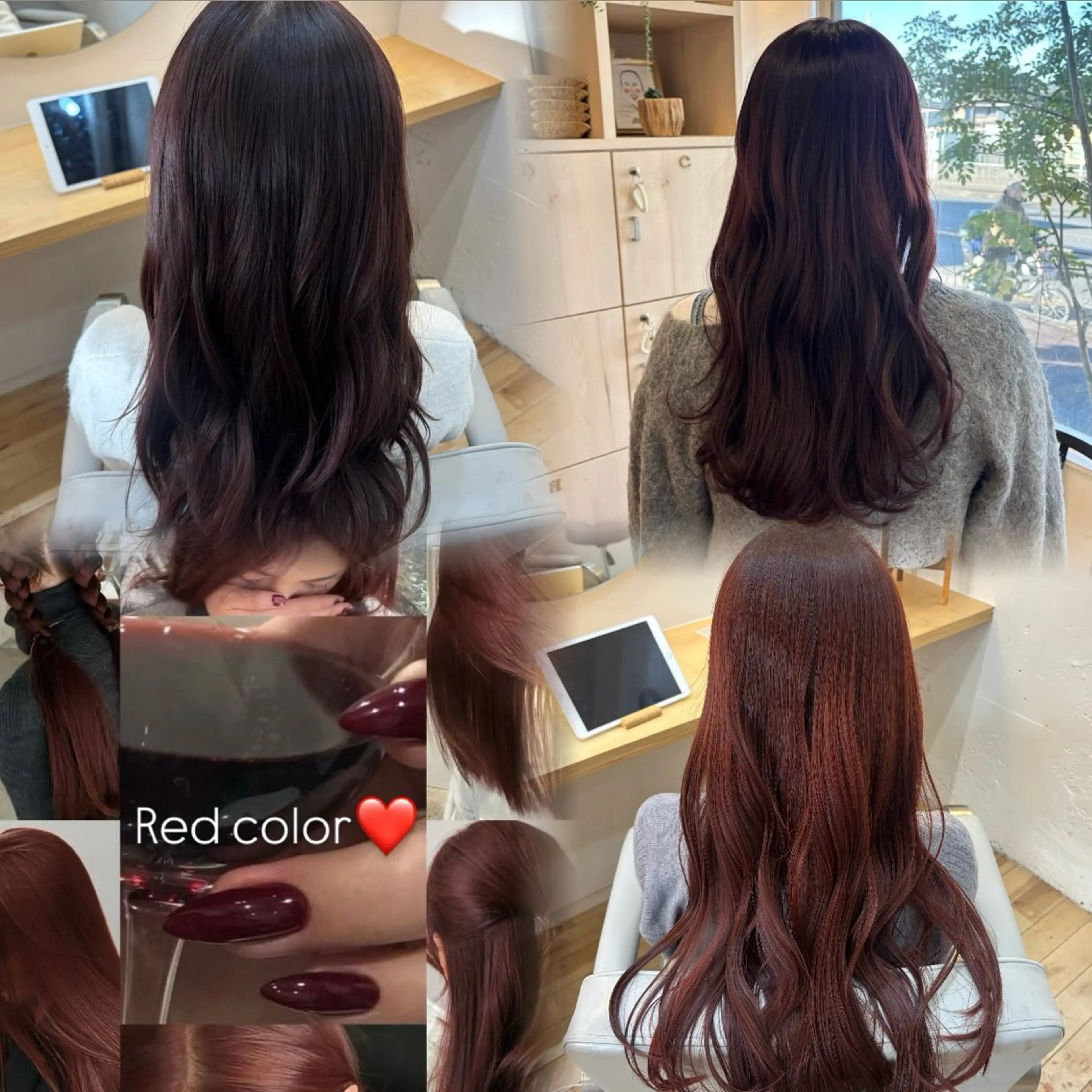 カラー はら あおいのヘアスタイル