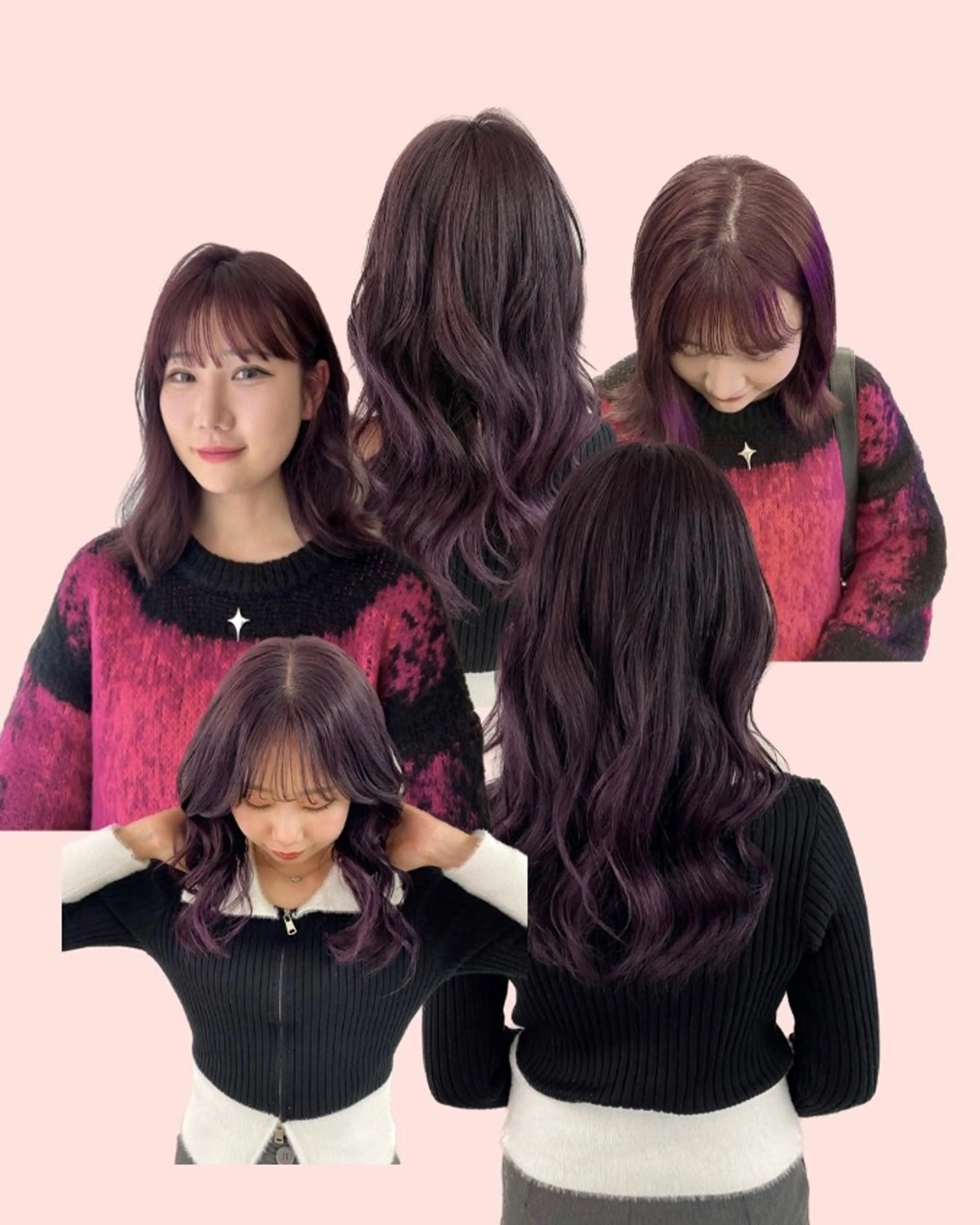 カラー ブリーチ ラベンダーカラー hana/ 大通美容室のヘアスタイル