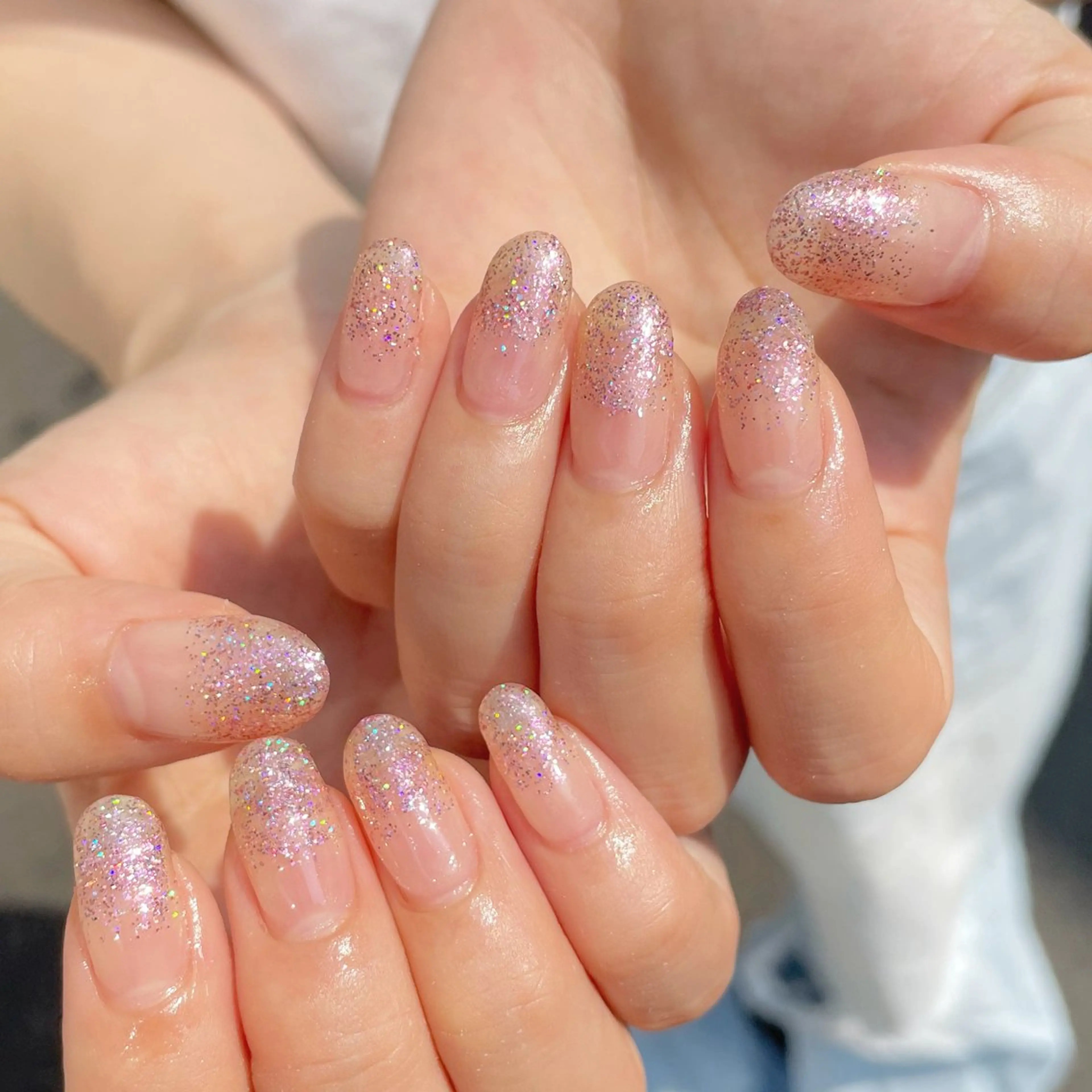 ラメグラデーション(ベース有)の写真