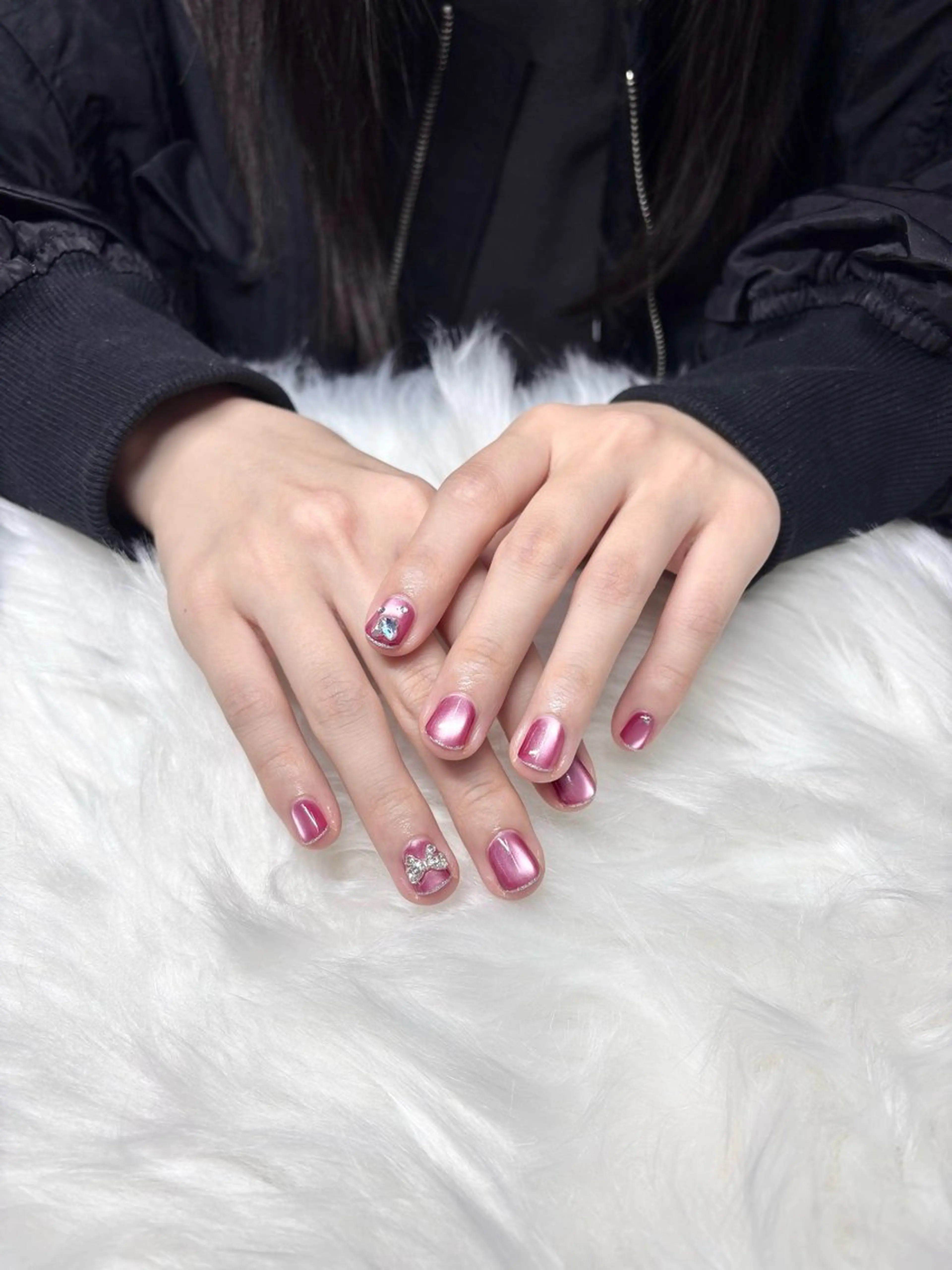 ネイル マグネットネイル ネイルサロンulu所属・馬場 聖桜のネイルデザイン