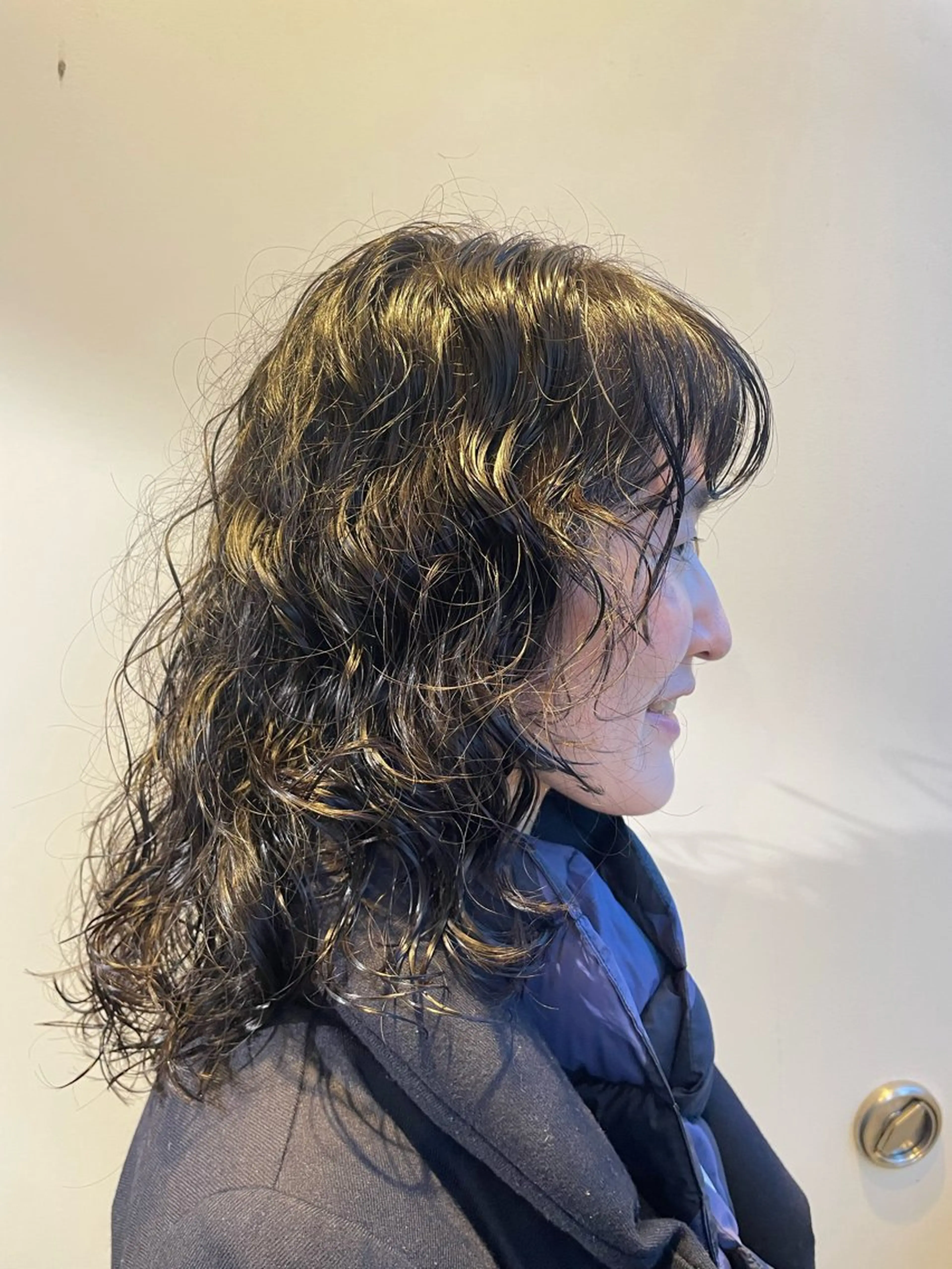 ミディアム パーマ カット パーマ トリートメント Toiro 横浜所属・🎀レイヤー/パーマ カラー/ai🎀のヘアスタイル