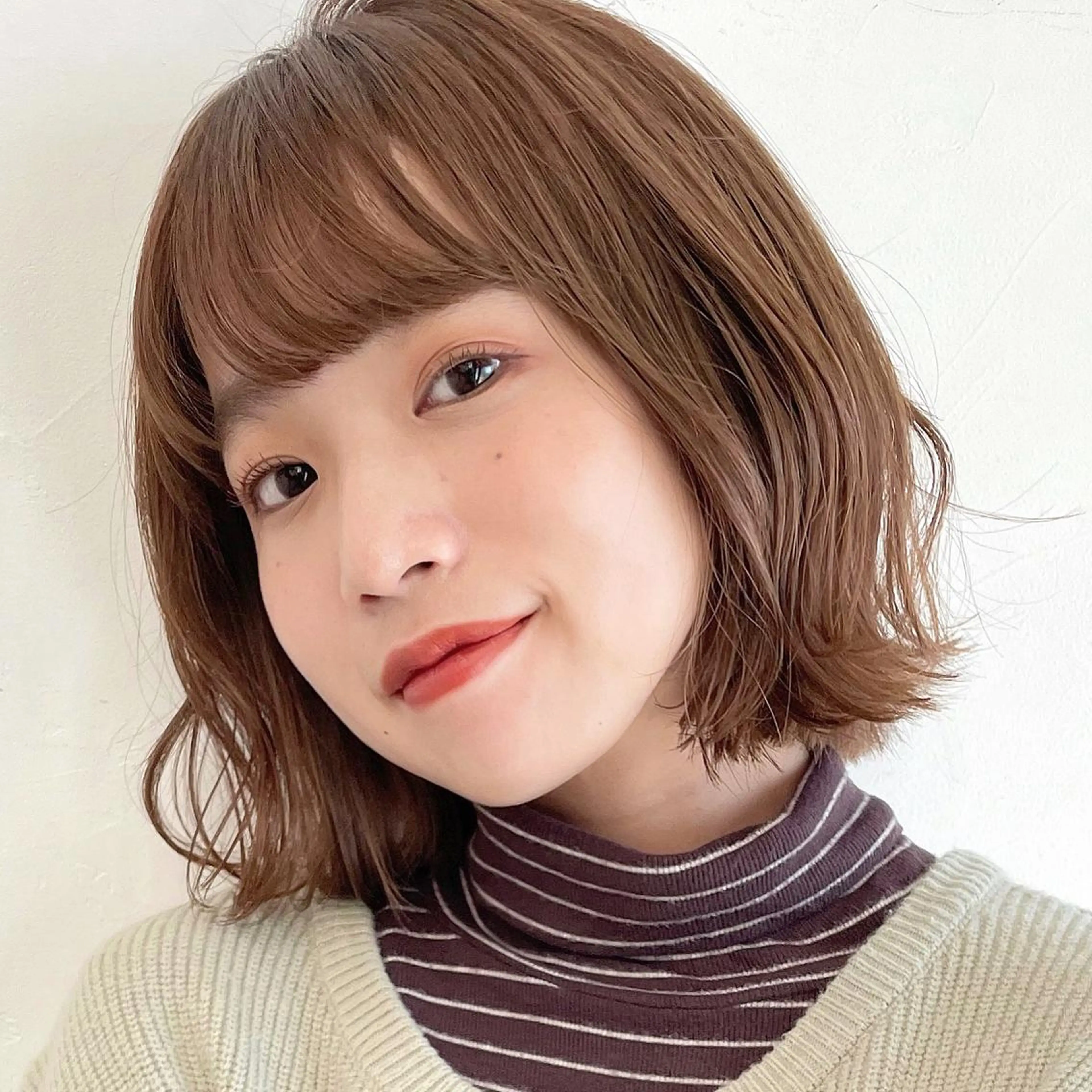 カラー カット ヘアカラー OAK 学芸大学所属・秋葉萌　透明感カラー /レイヤー/ボブ♡のヘアスタイル