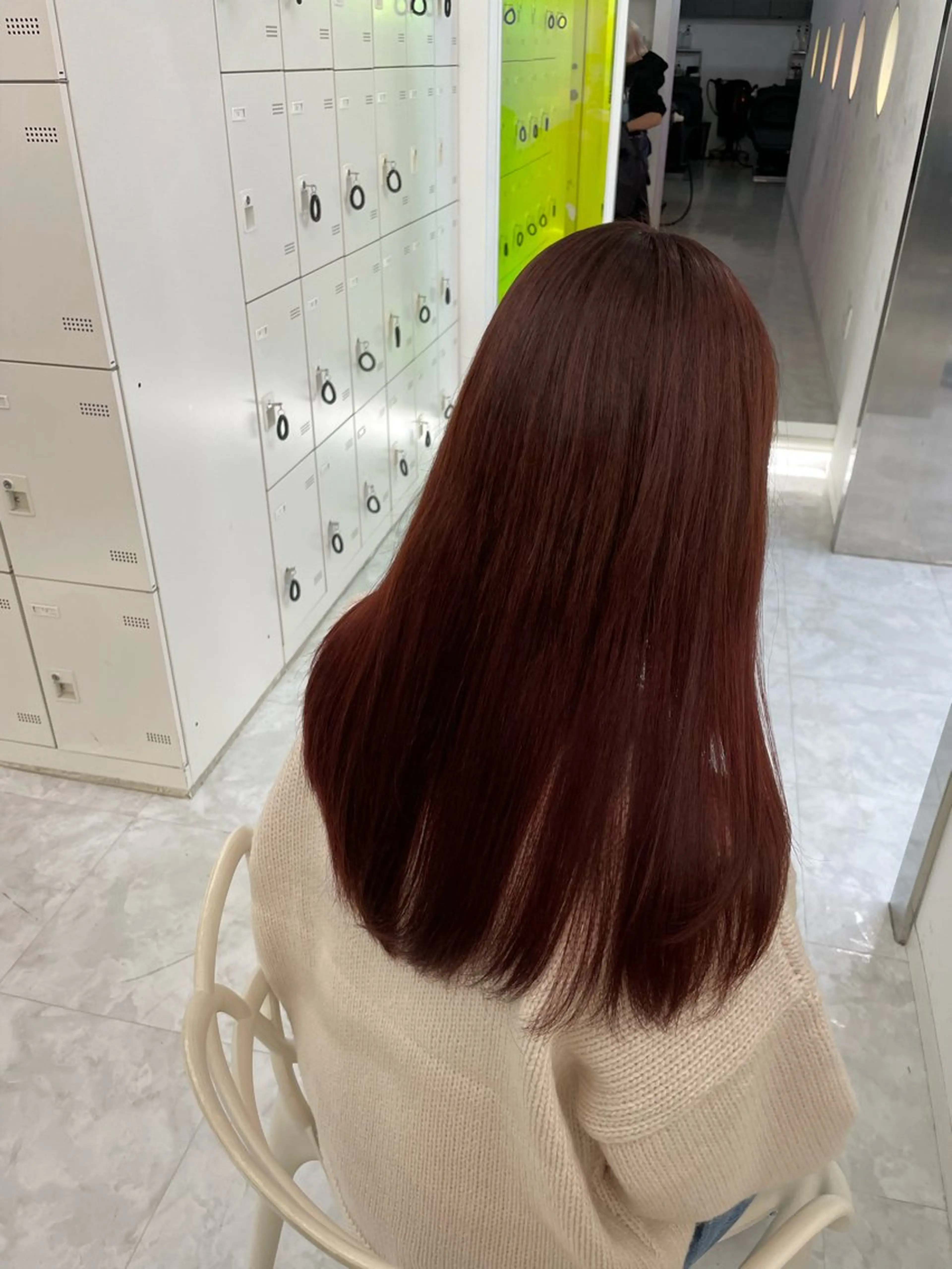 ロング カラー 中韓レイヤー/ ブラウン🤎はやとのヘアスタイル