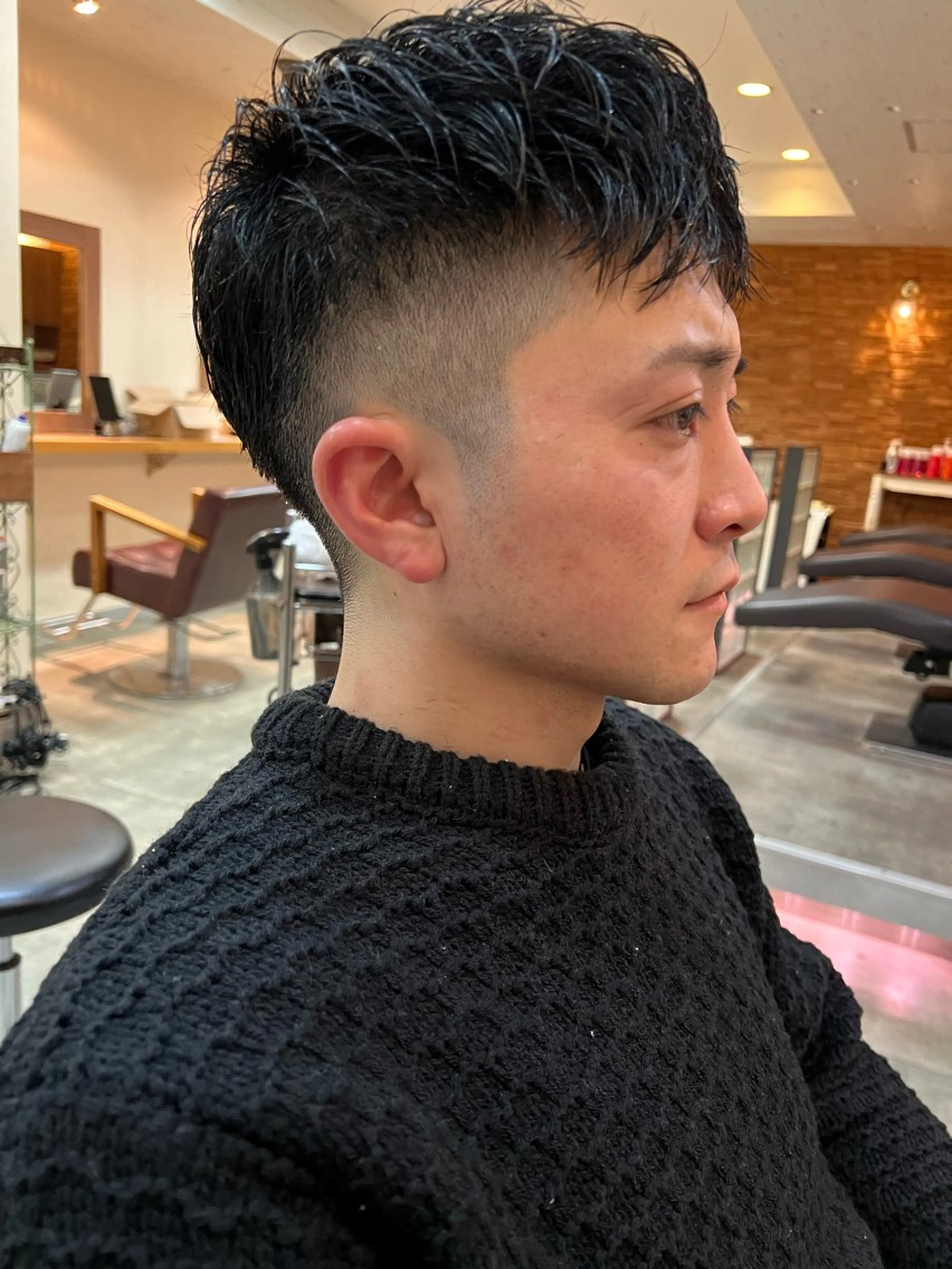 メンズ little  porto所属・透明感・艶感 小坂隼斗のヘアスタイル