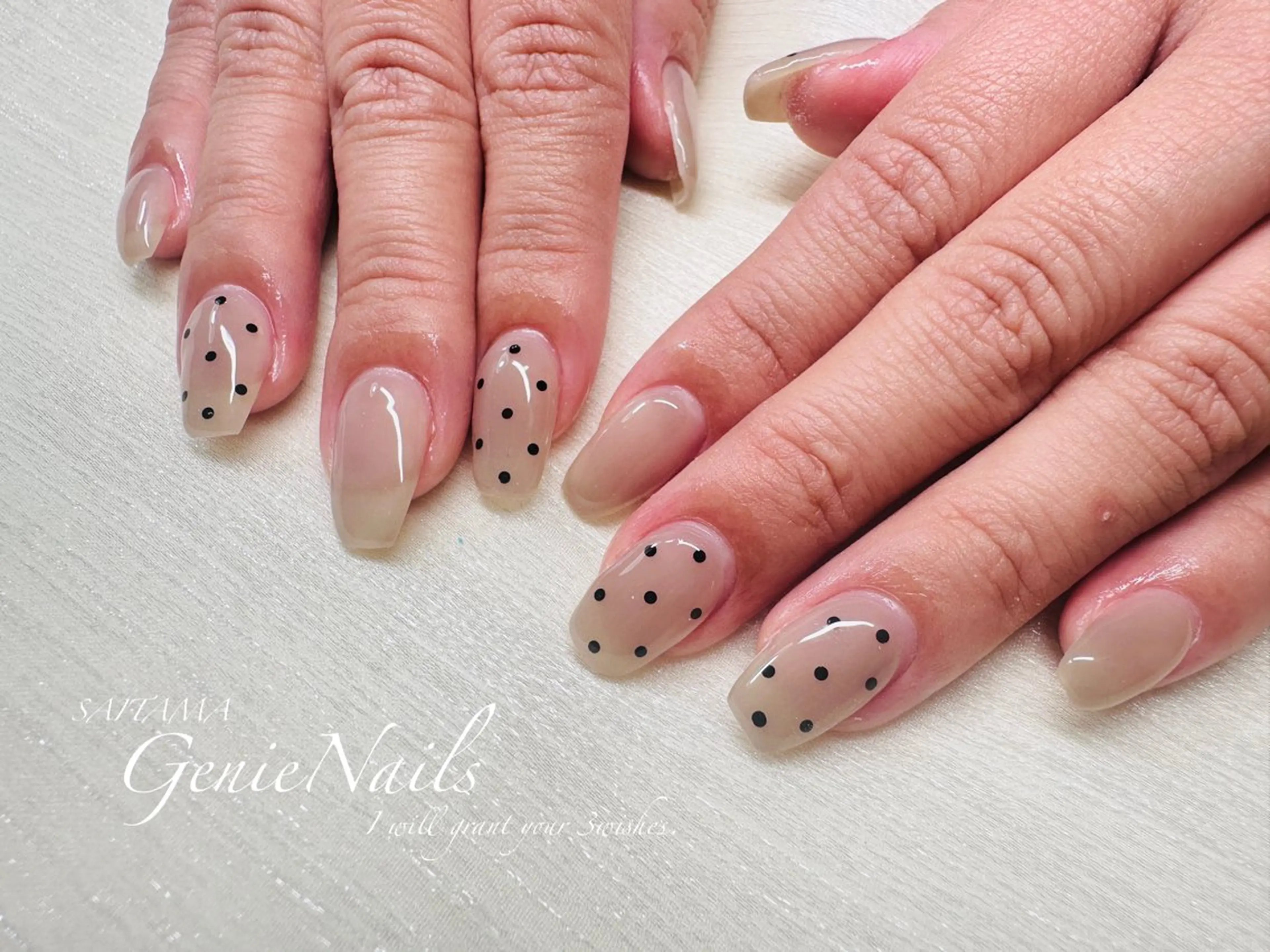 メンズ ネイル アートネイル 氷ネイル・うるうるネイル ロングネイル メンズネイル 持ち込み Genie Nailsのネイルデザイン