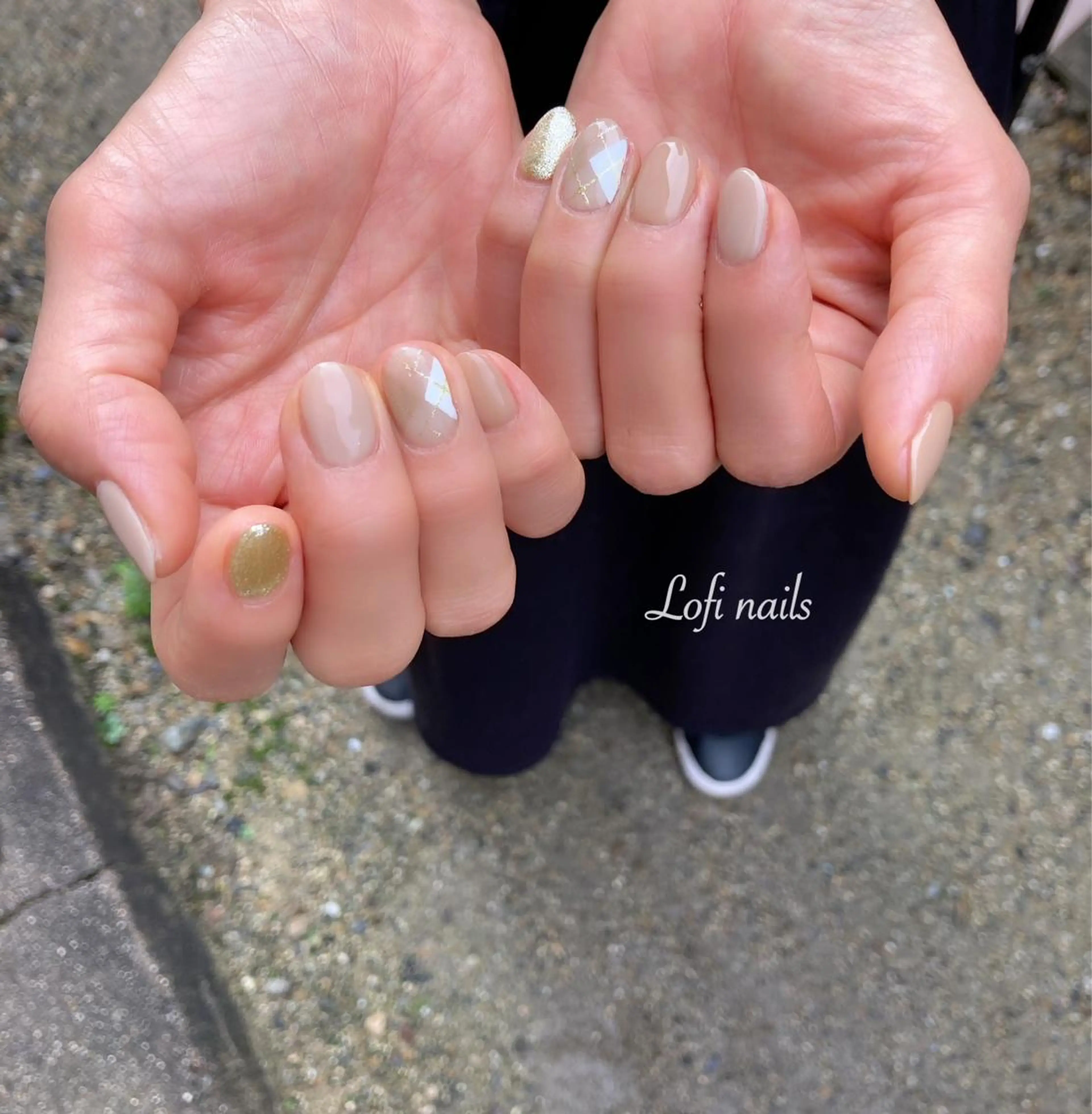 ミディアム ネイル Lofi nails ゆきこのネイルデザイン