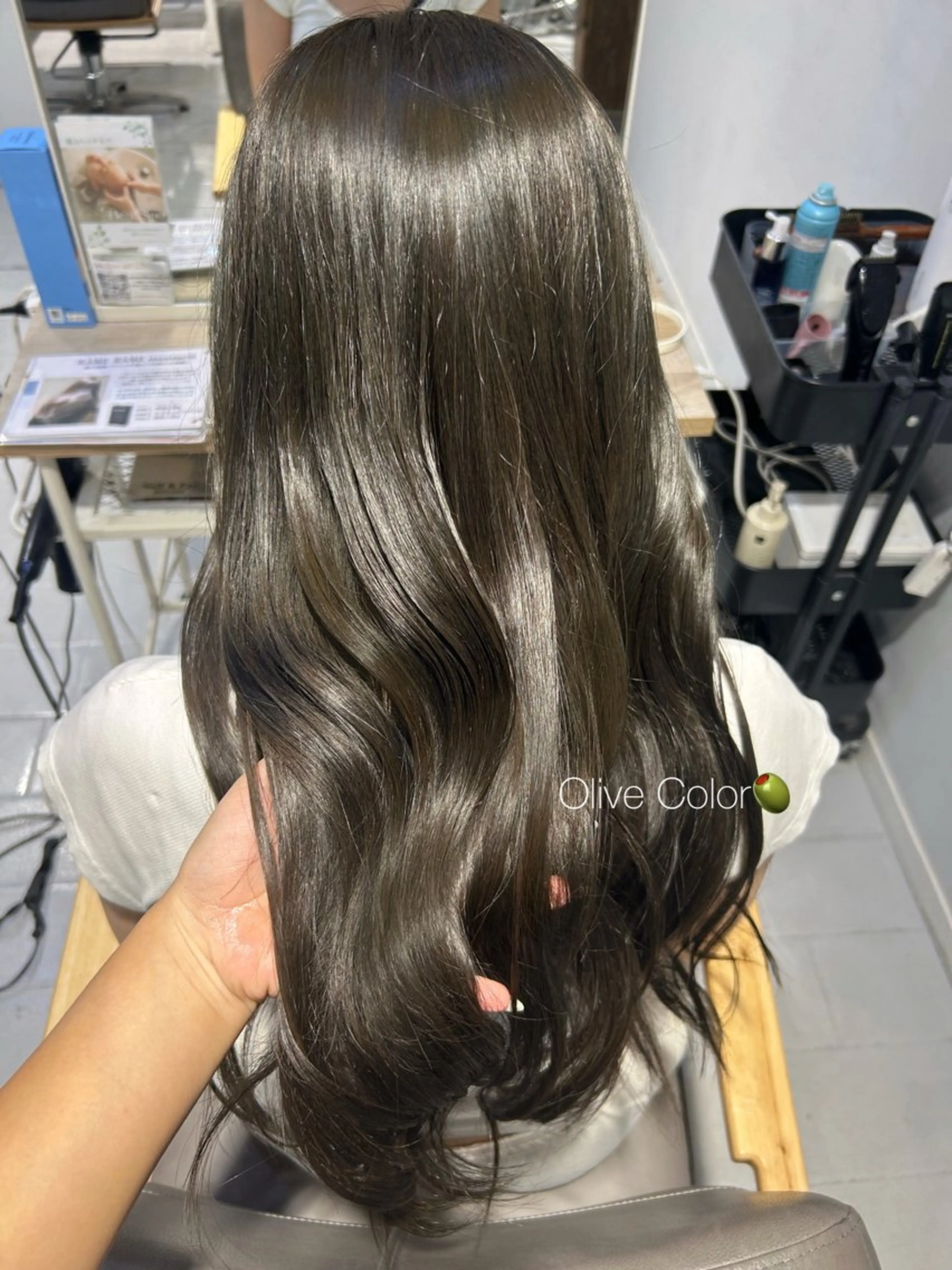 ロング カット ヘアカラー トリートメント 韓国ヘア ‎⟡.·KANA🐥のヘアスタイル