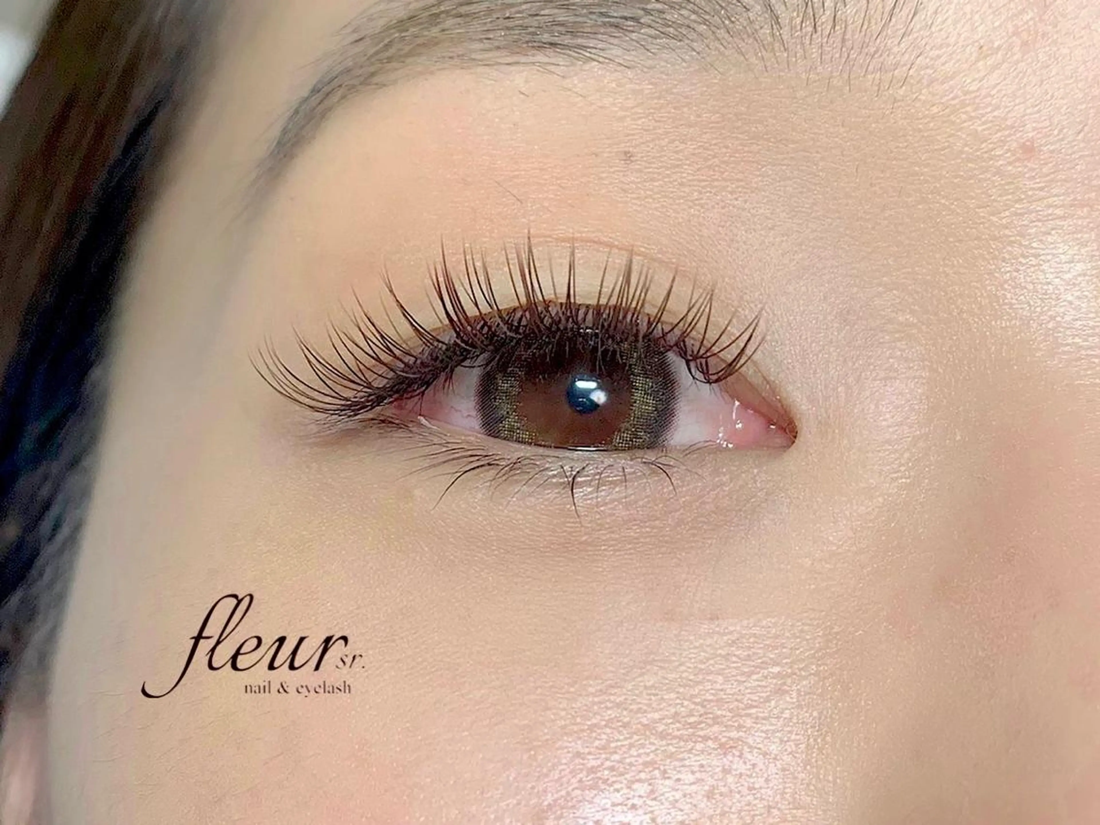 マツエク・マツパ カラーマツエク Dカール フラットラッシュ マツエク atore つかさのマツエク・マツパデザイン