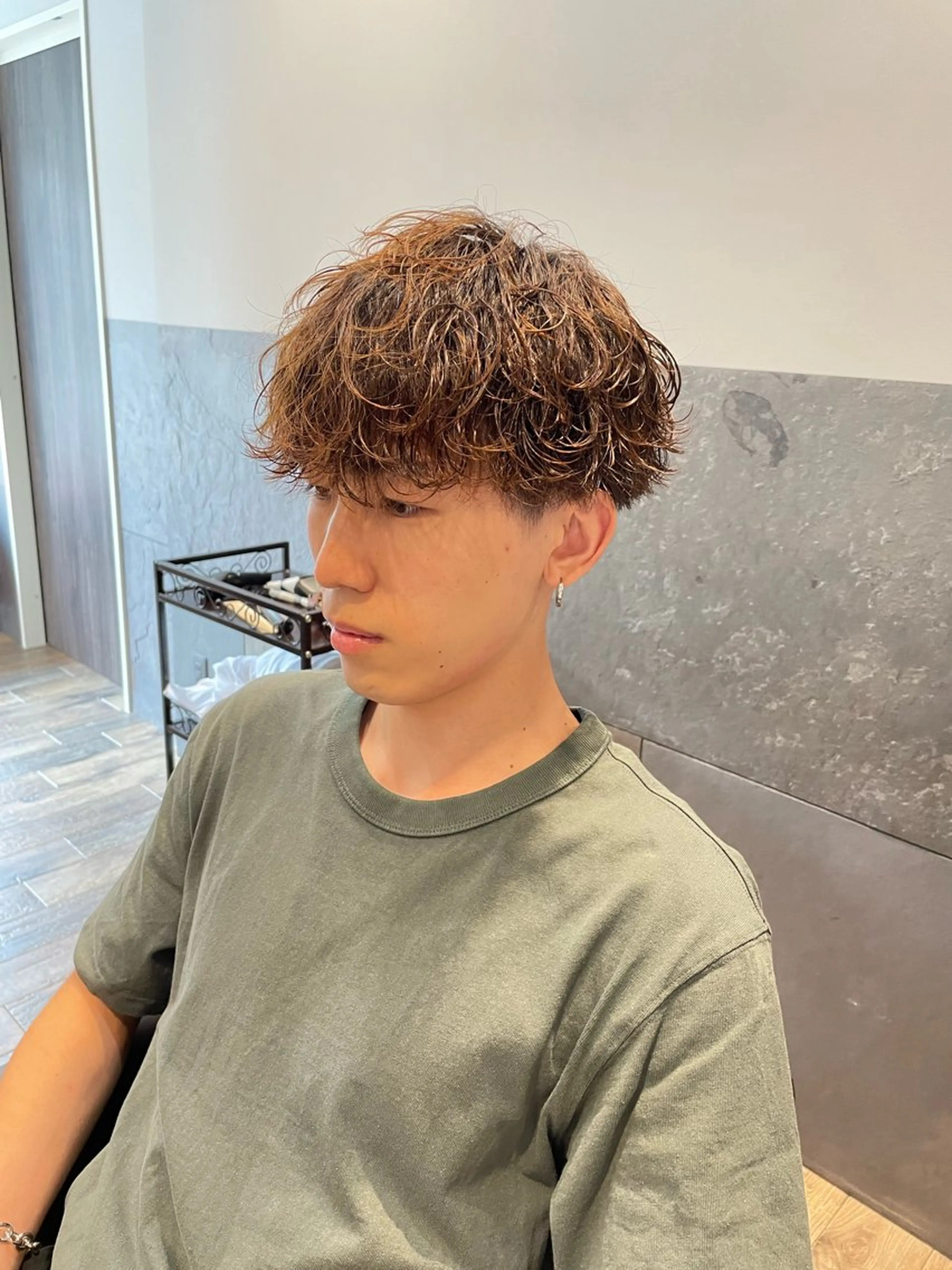 波巻きパーマ&カットの写真