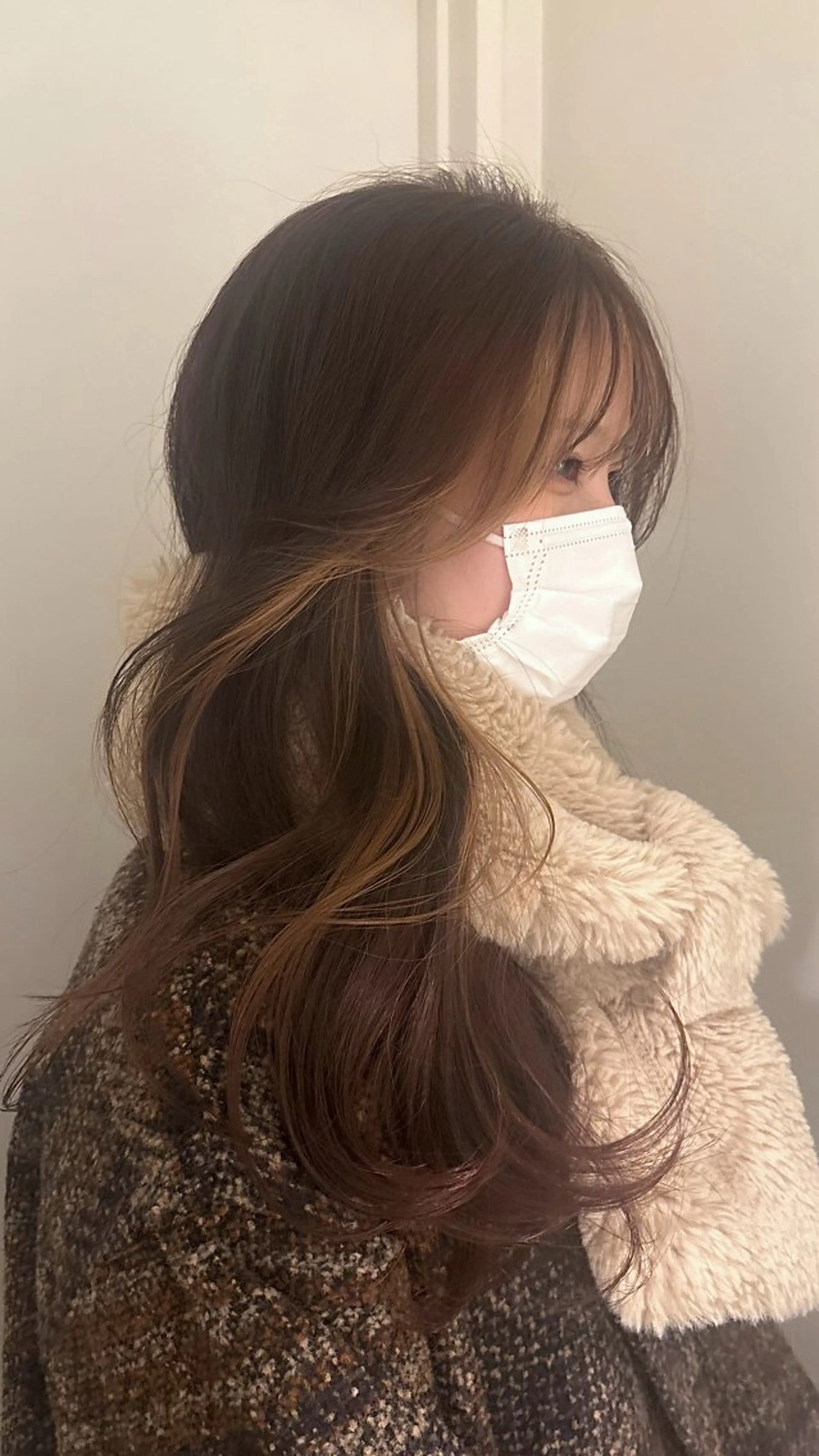 インナーカラーの写真