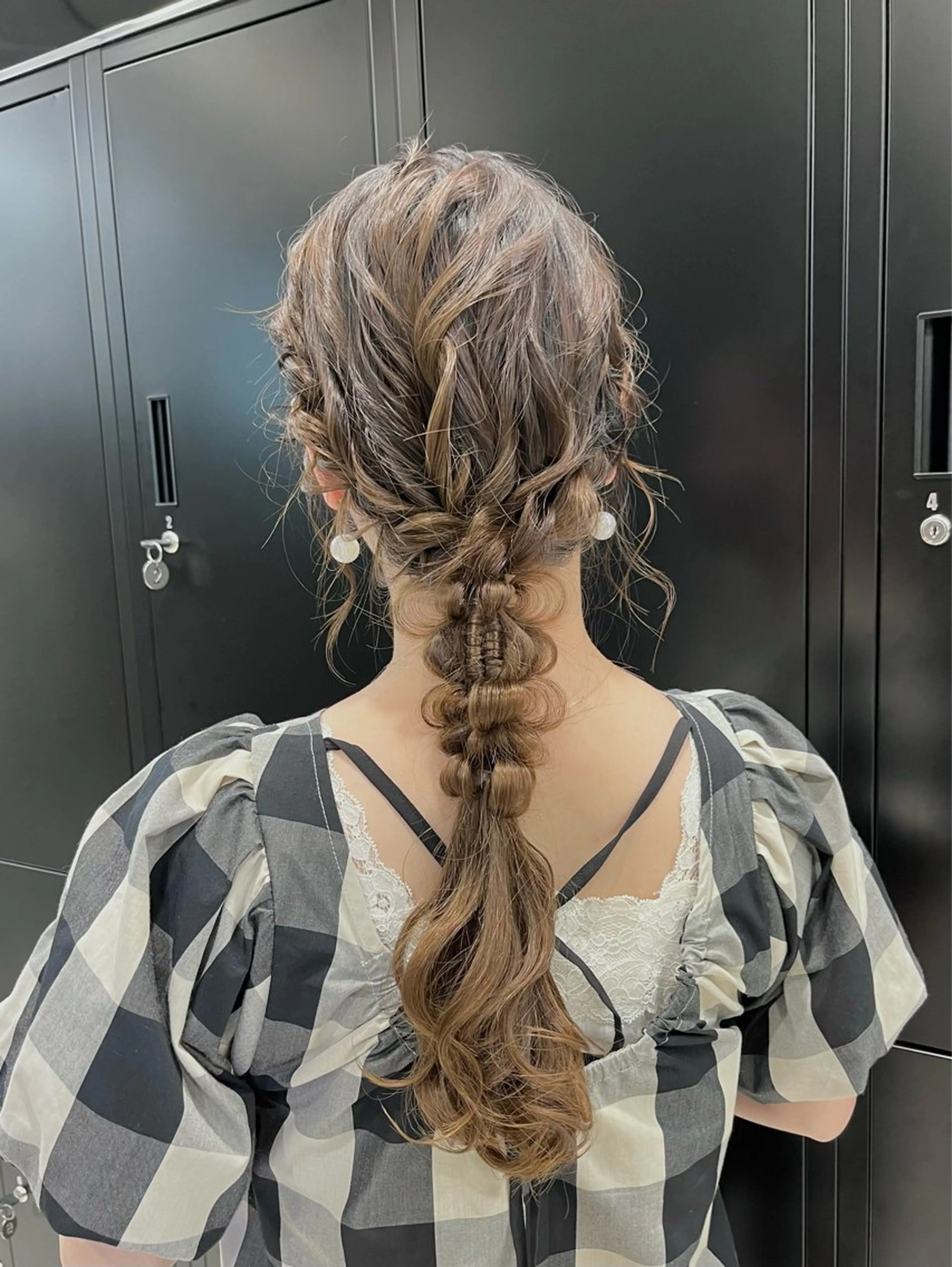 ロング ヘアアレンジ ウスイマイコ カット/ケアカラーのヘアスタイル