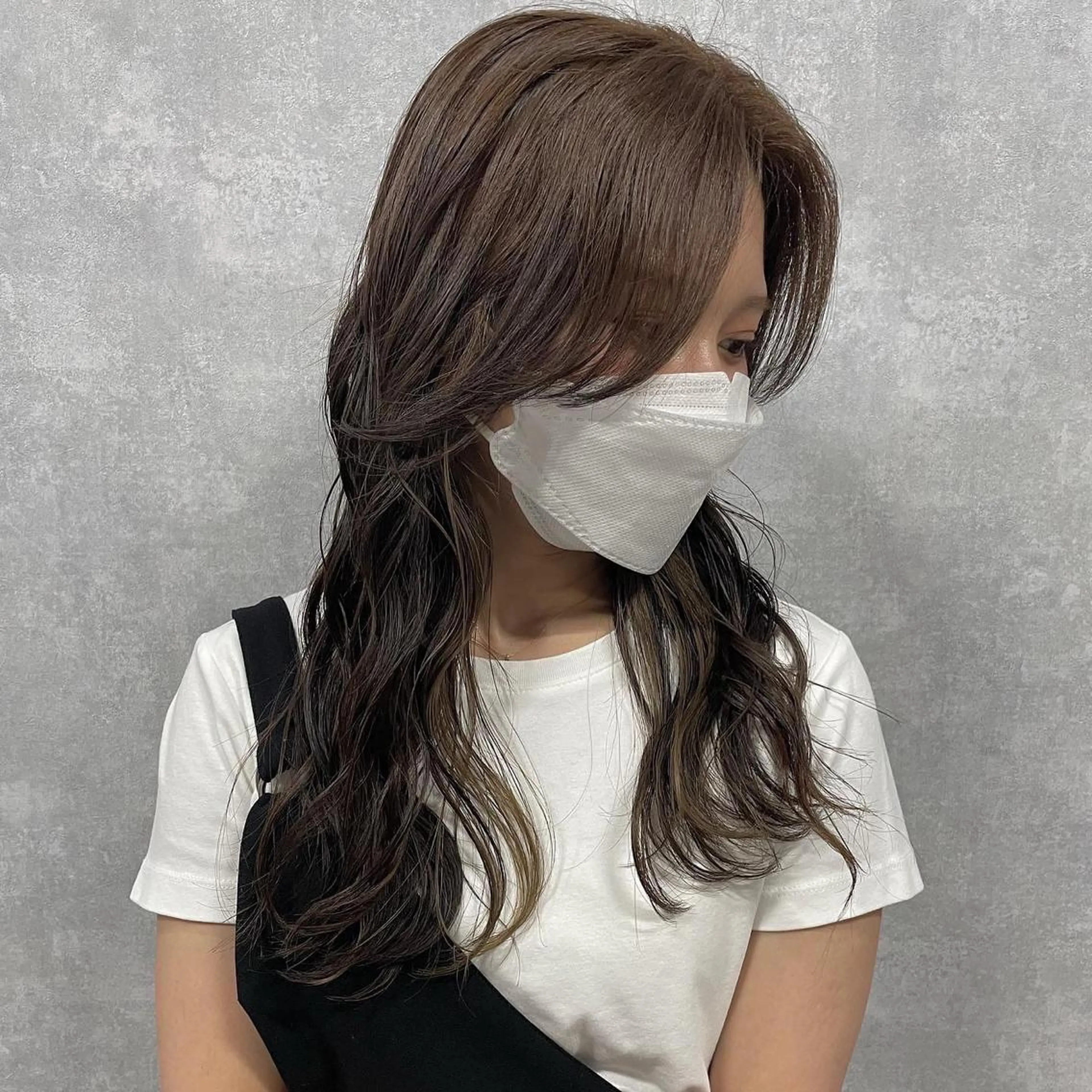 ミディアム 切りっぱなしボブ ショートボブ ミディアムパーマ ミストバング ボブ C’LD hair  produce /シールドヘア所属・モテ髪/ボブ/ショー ト/アダチフウトのヘアスタイル