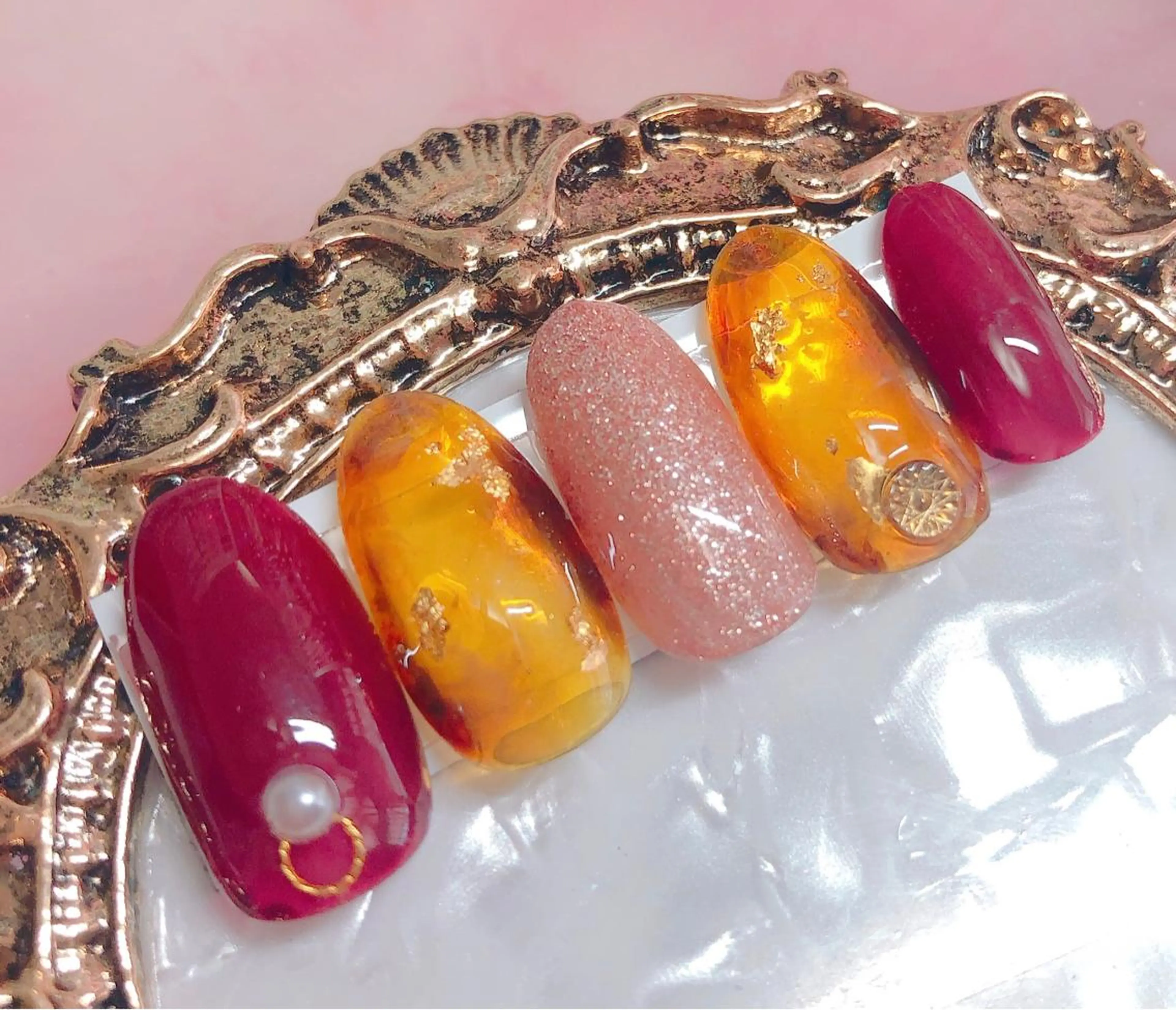 ネイル ハンドネイル CROWN プライベートサロンのネイルデザイン