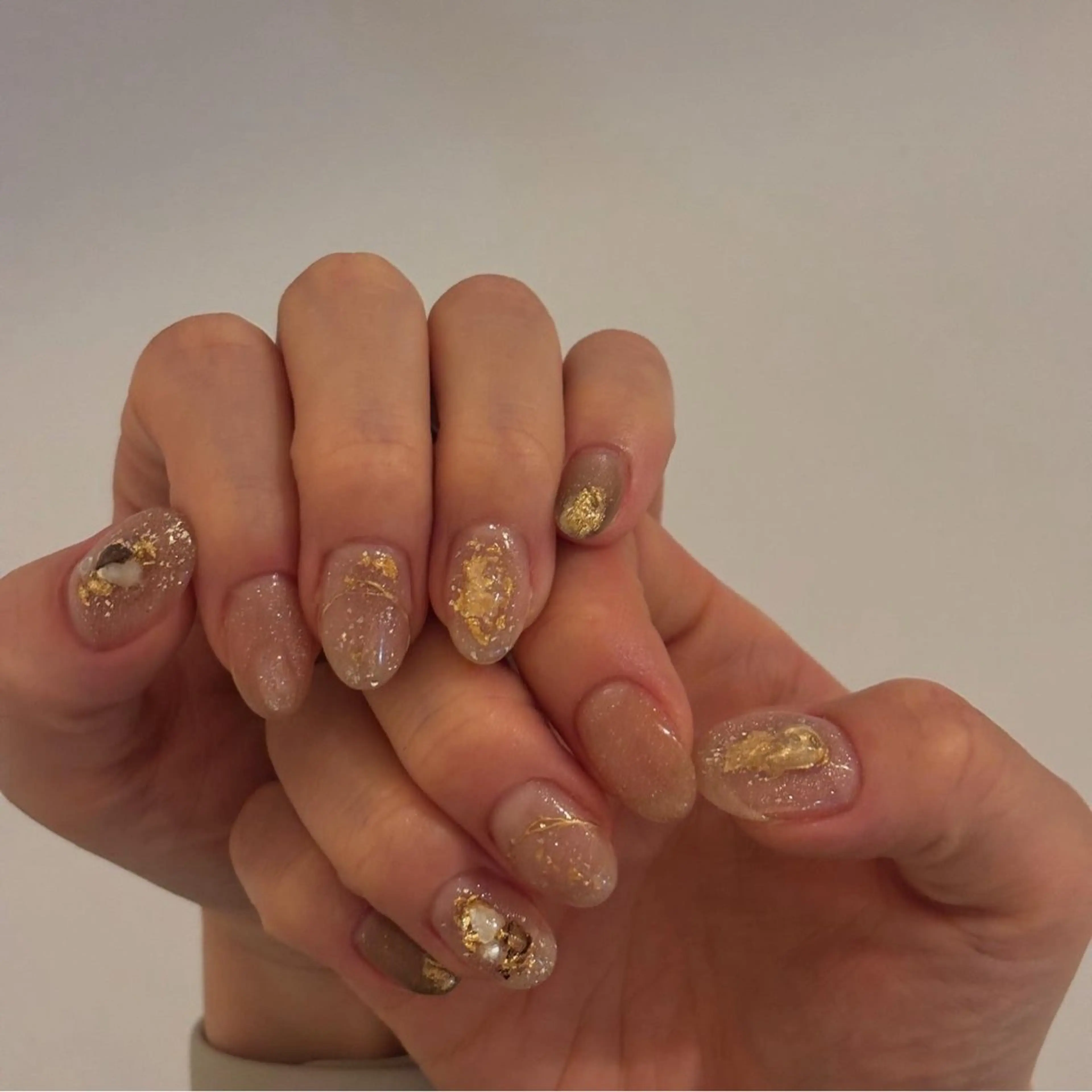 ネイル シンプルネイル ブライダルネイル ハンドネイル Elio所属・Elio 国泰寺のネイルデザイン