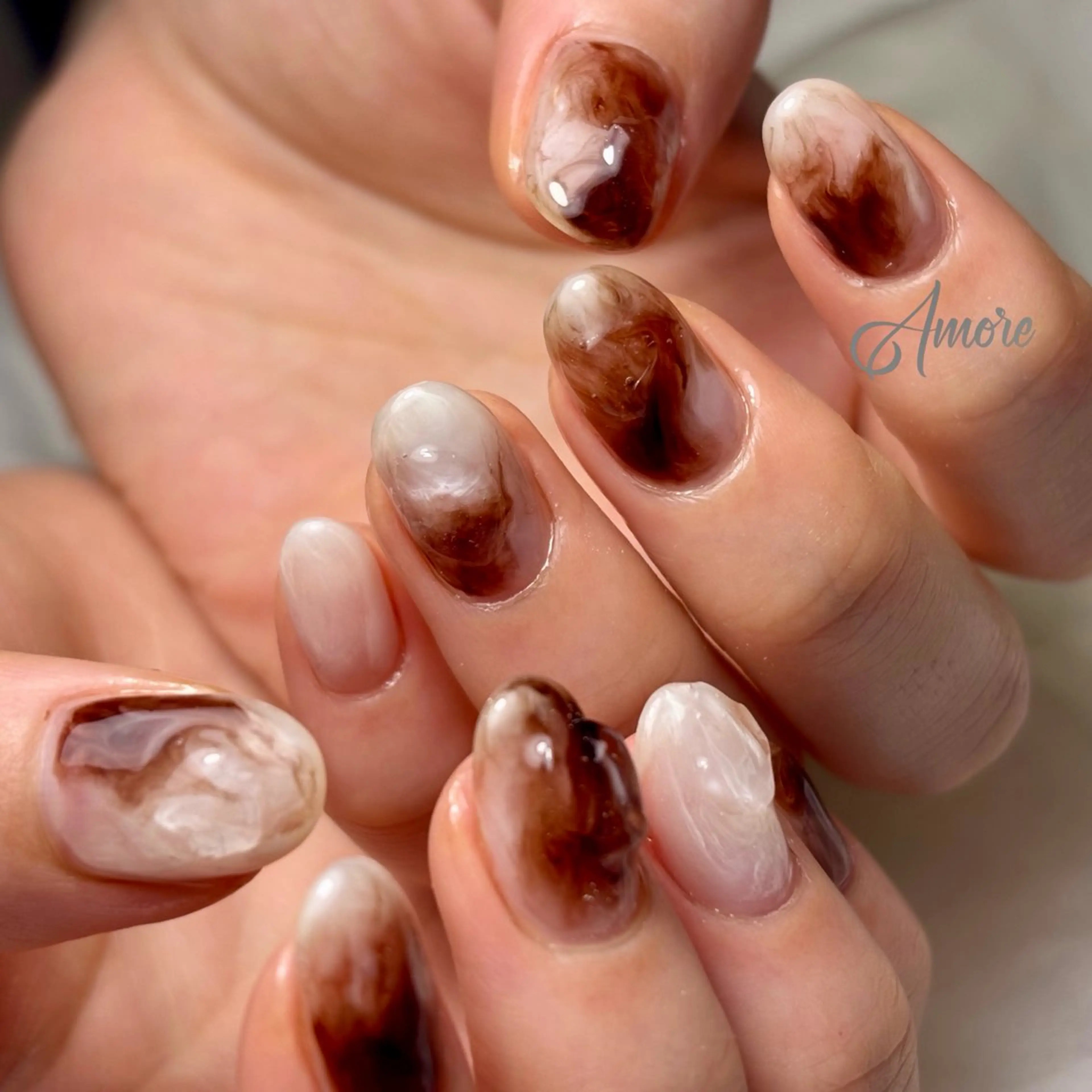 ネイル ジェルネイル キラキラネイル 韓国ネイル マグネットネイル パラジェル You kyehwaのネイルデザイン