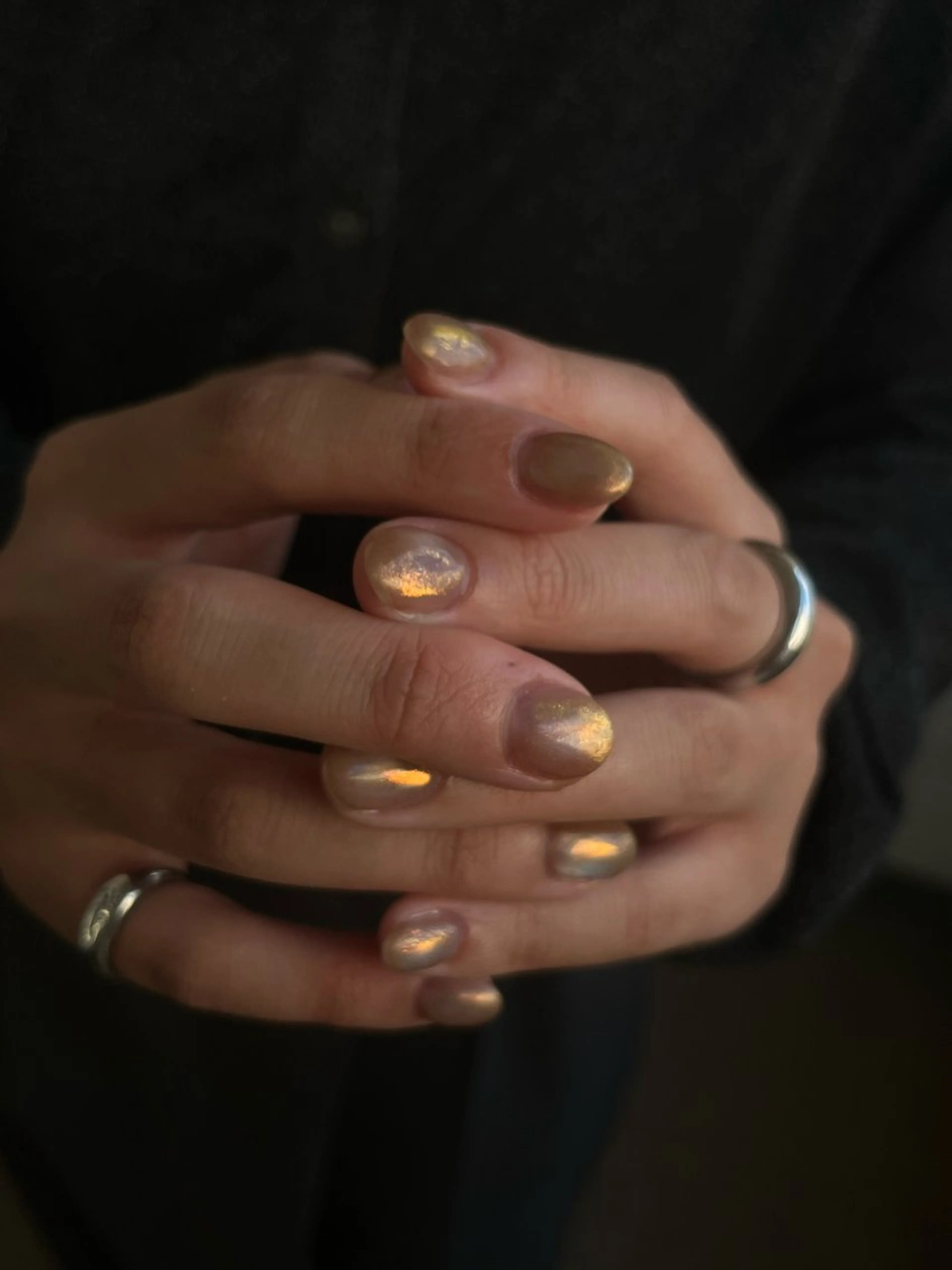 ネイル ハンドネイル Ray. ちゅるん系ニュアンスのネイルデザイン