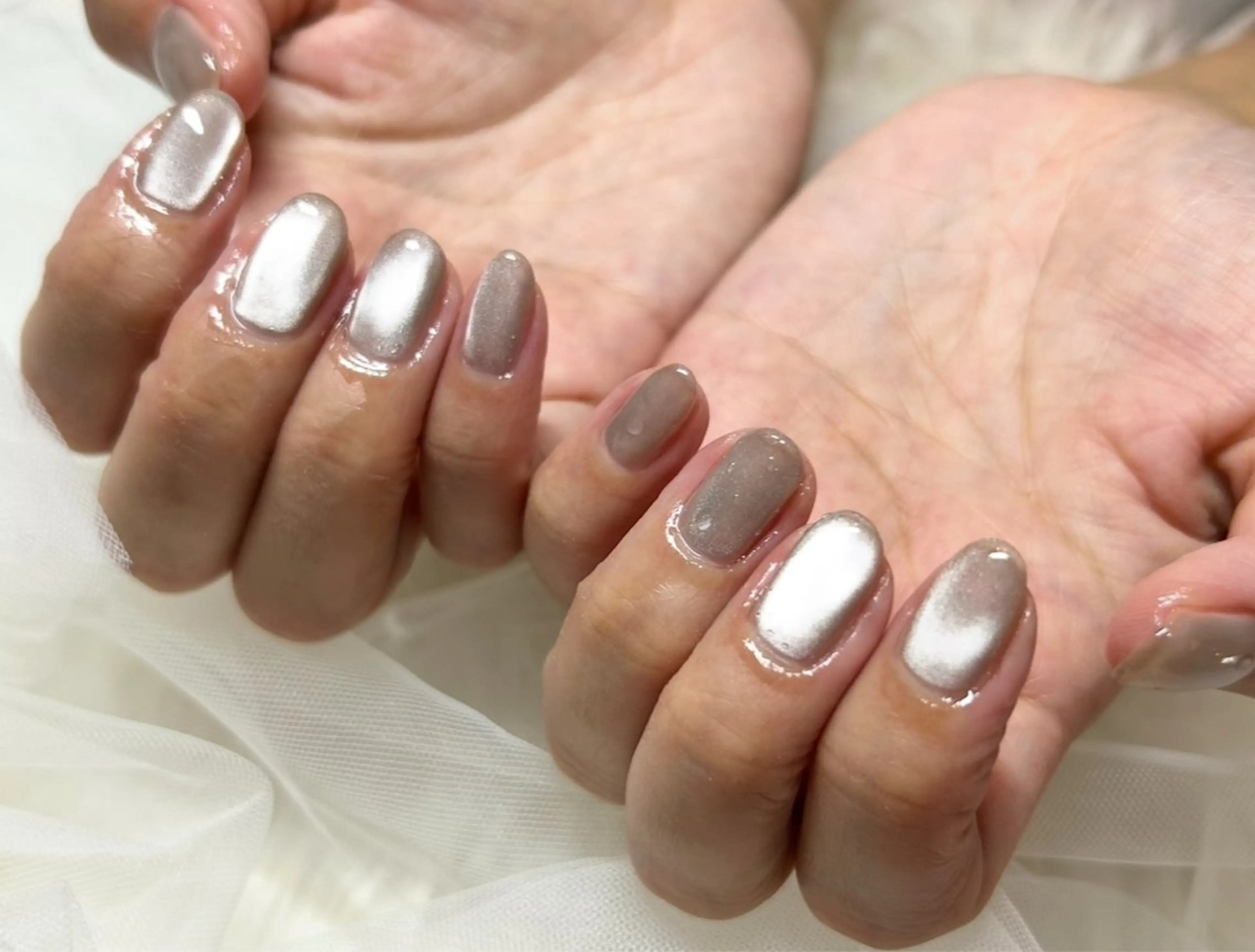 ネイル フラッシュネイル マグネットネイル 持ち込み 頑張る女性の味方✴︎ M.i　nail ♡のネイルデザイン