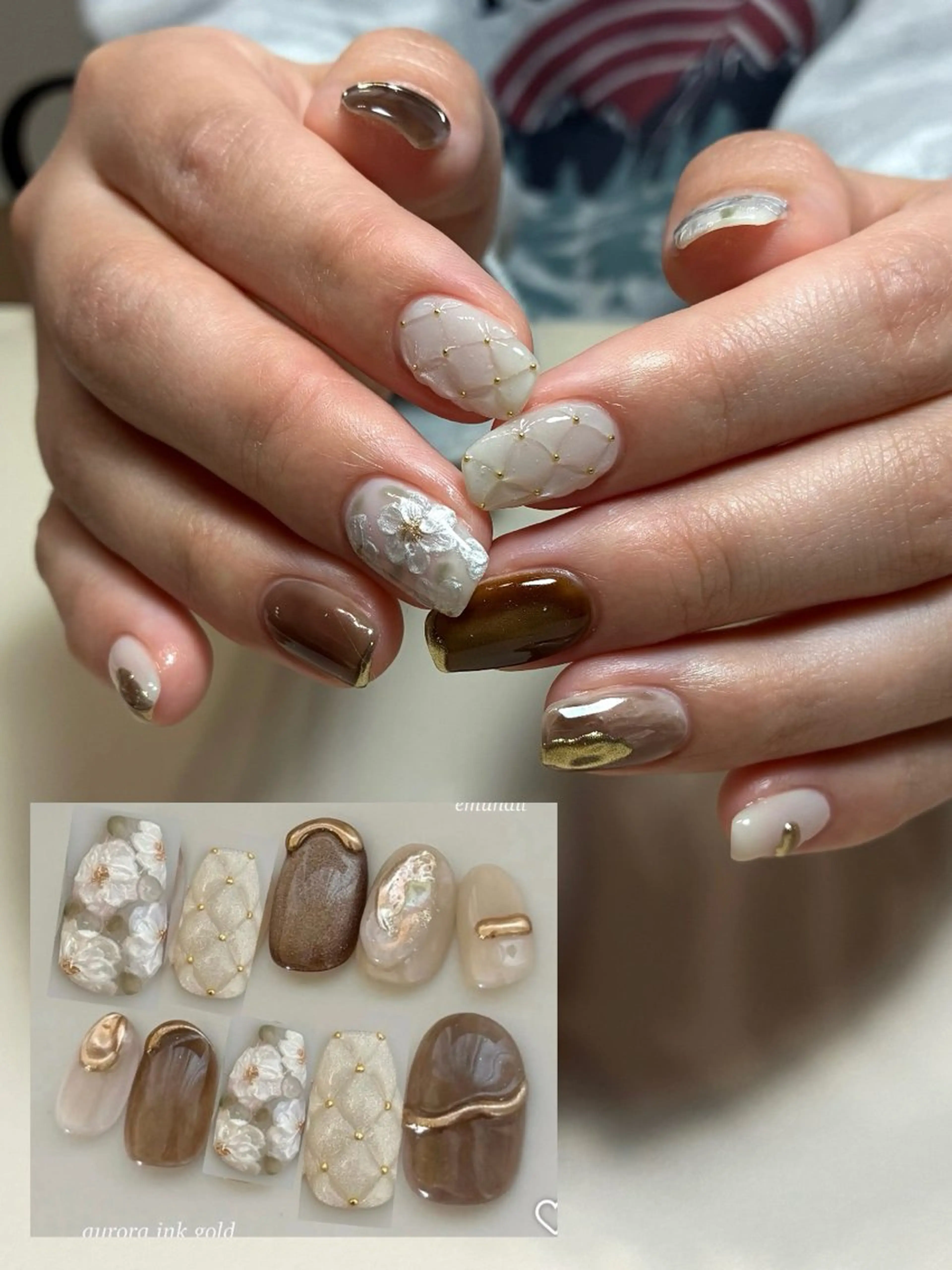 ネイル ハンドネイル nail salon Lipine 新守山のネイルデザイン