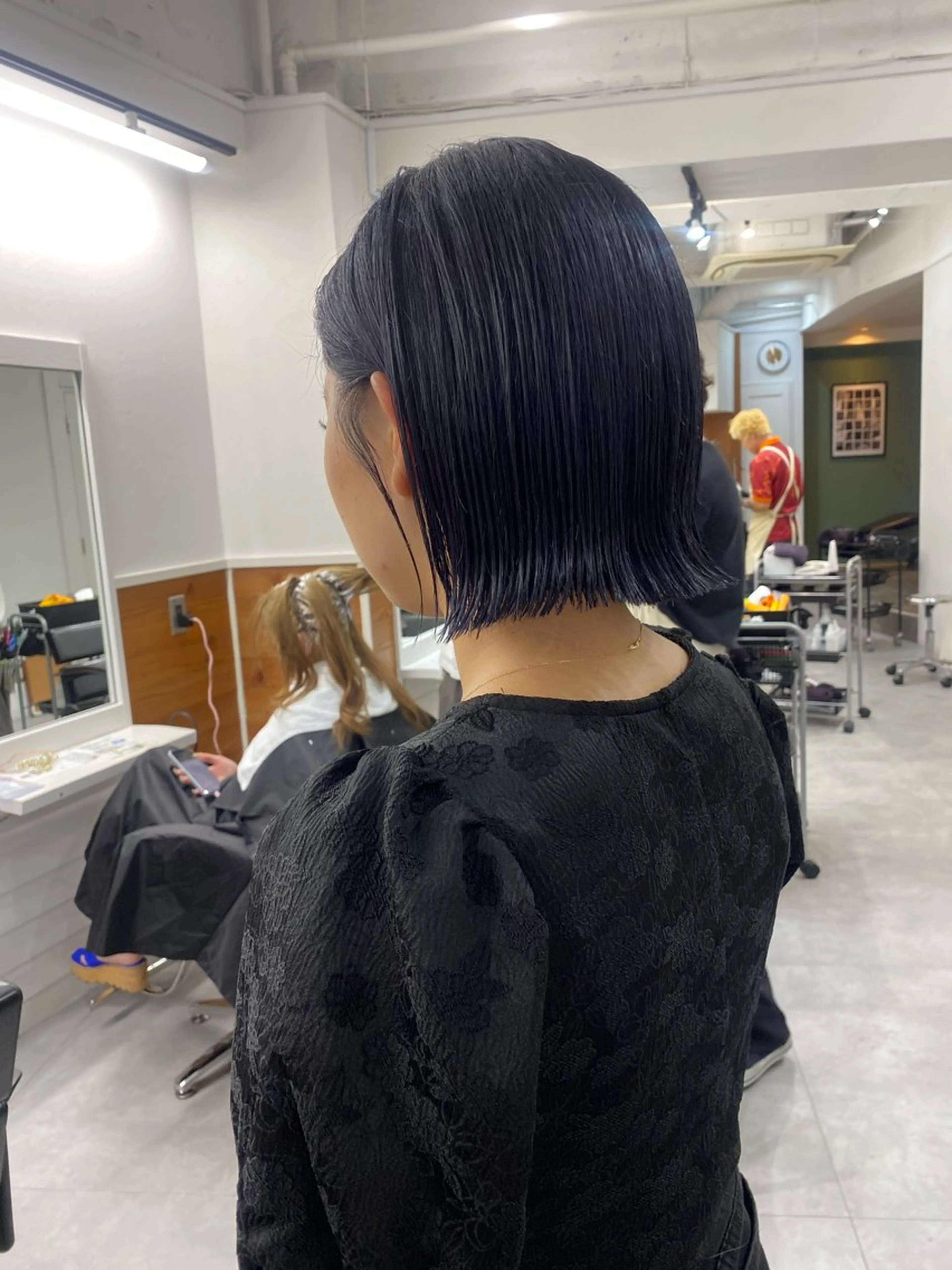 ショート レイヤーボブ/ 艶カラー/サナ🌼のヘアスタイル