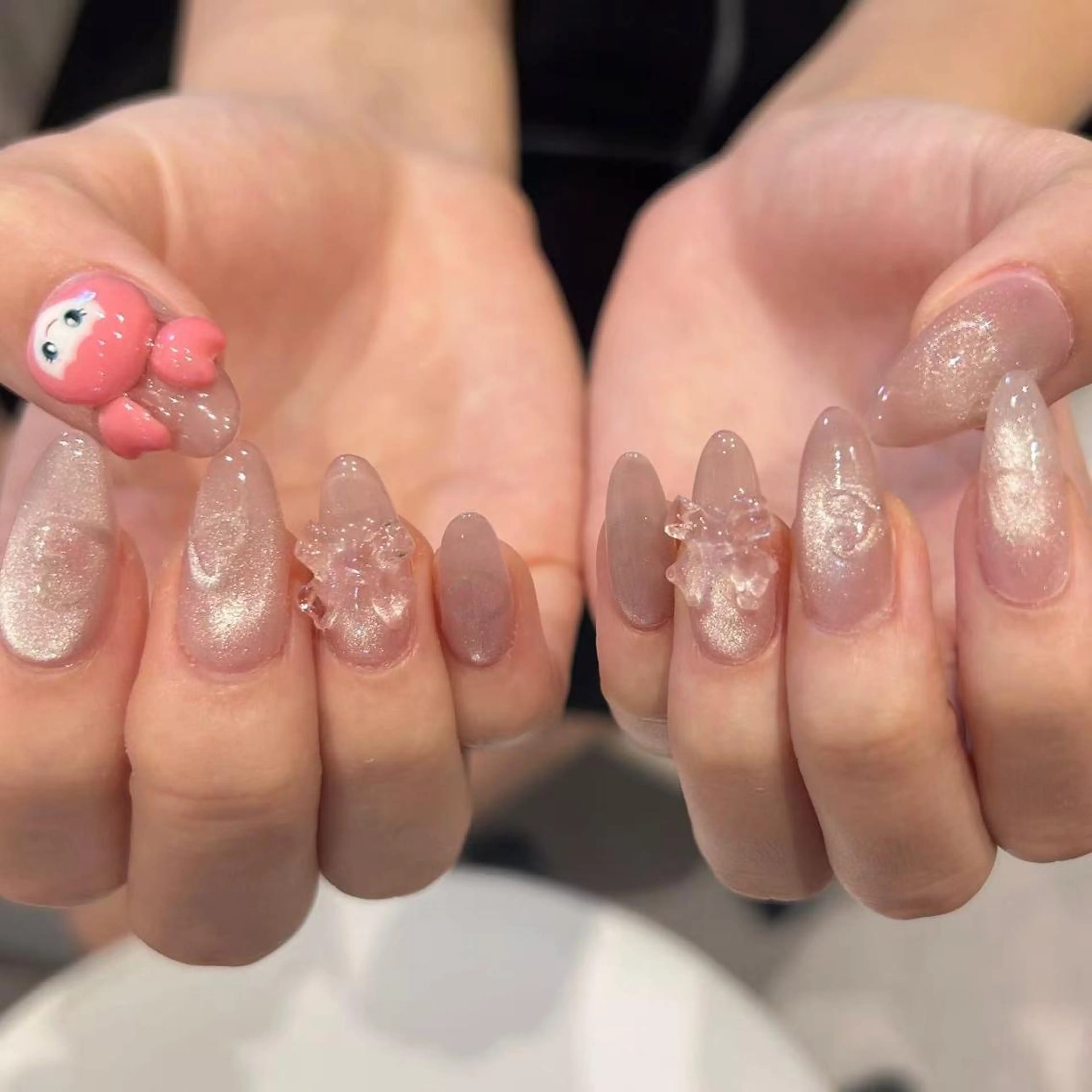 ネイル 💖チップスカルプ 💖長さだし専門店のネイルデザイン