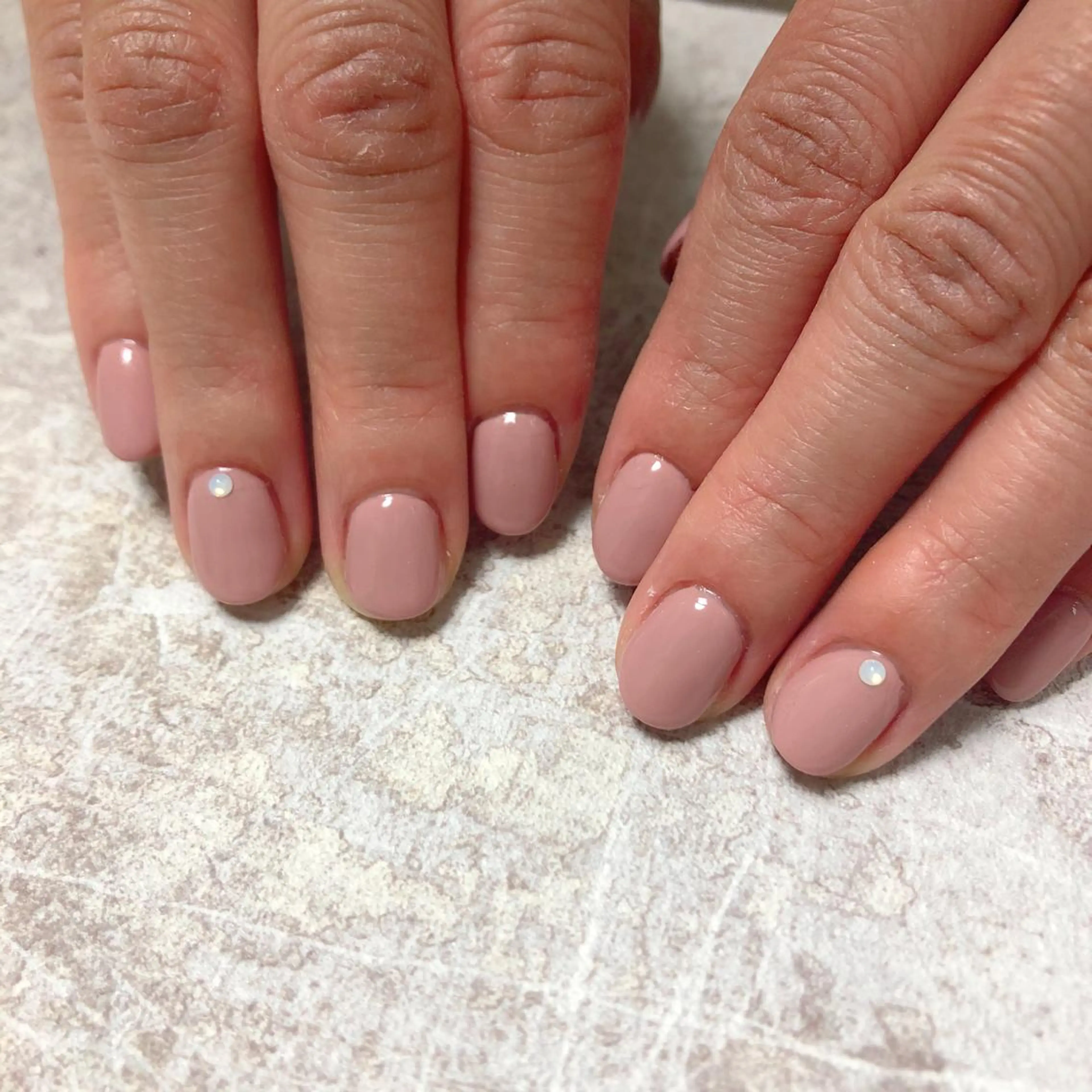 ネイル ピンク ハンドネイル Mogu nail 二子玉川のネイルデザイン