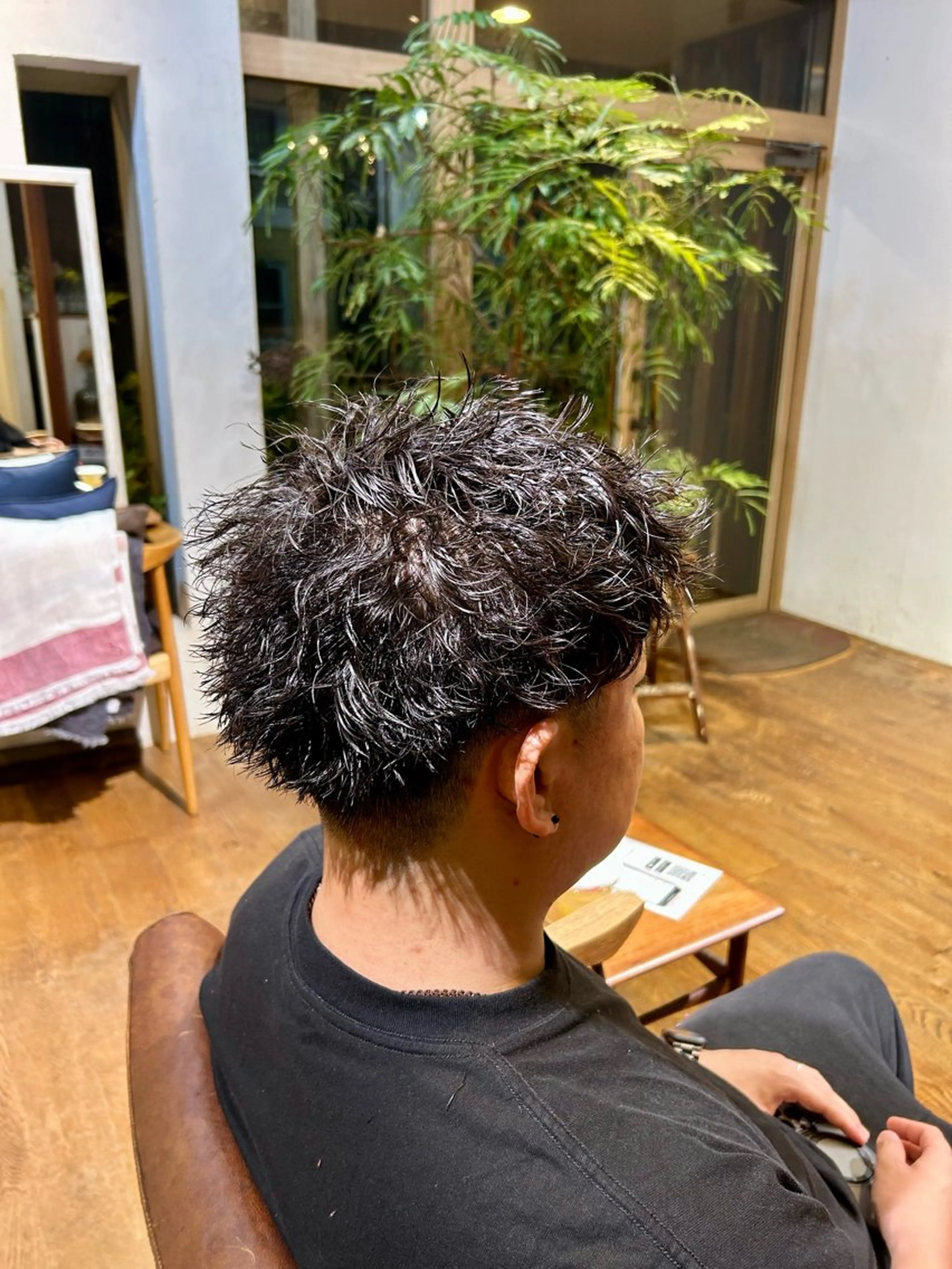 ショート パーマ メンズ Botanica【ボタニカ】所属・池田 洸斗のヘアスタイル