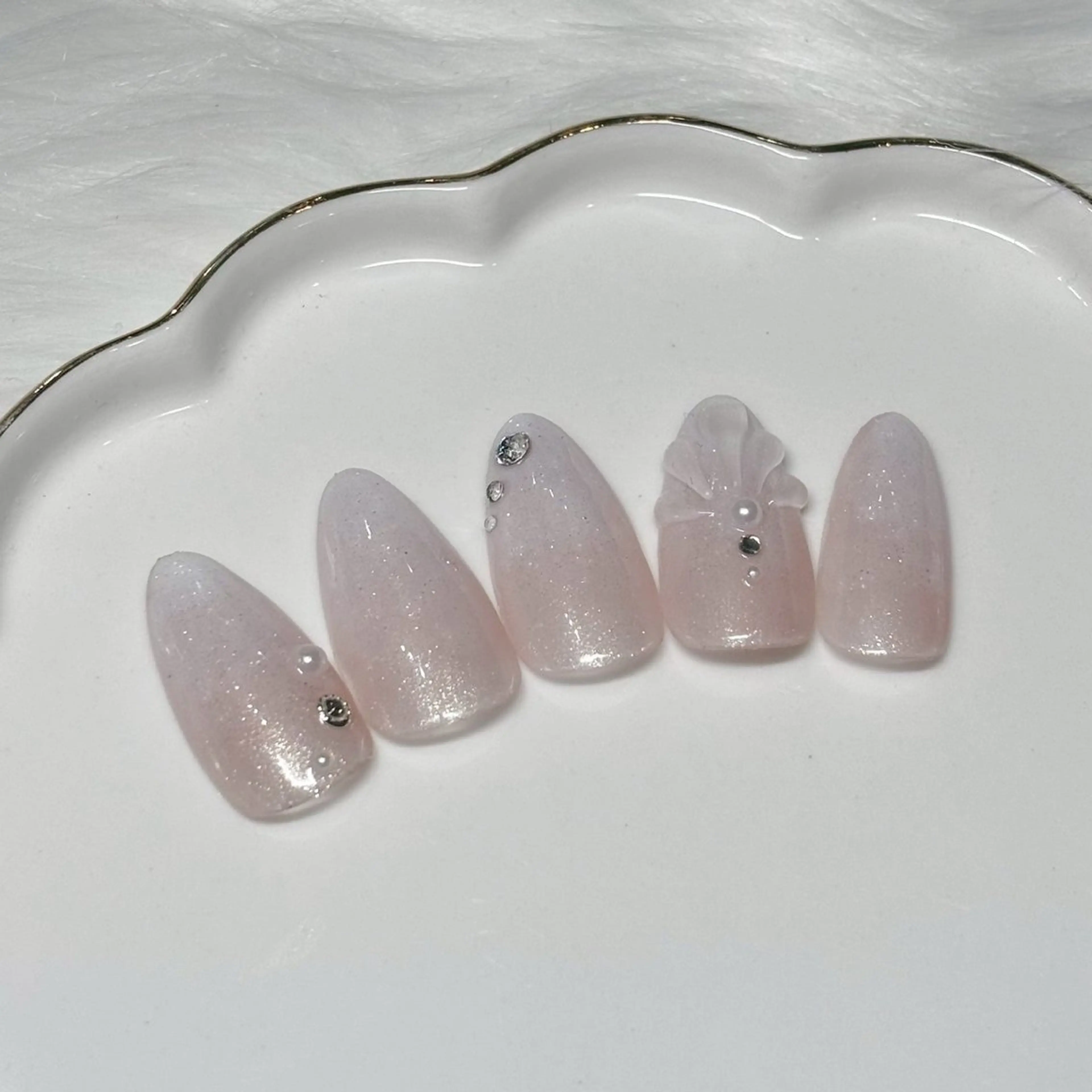 ネイル フットネイル ジェルネイル マグネットネイル パラジェル 一之瀬 柚季のネイルデザイン