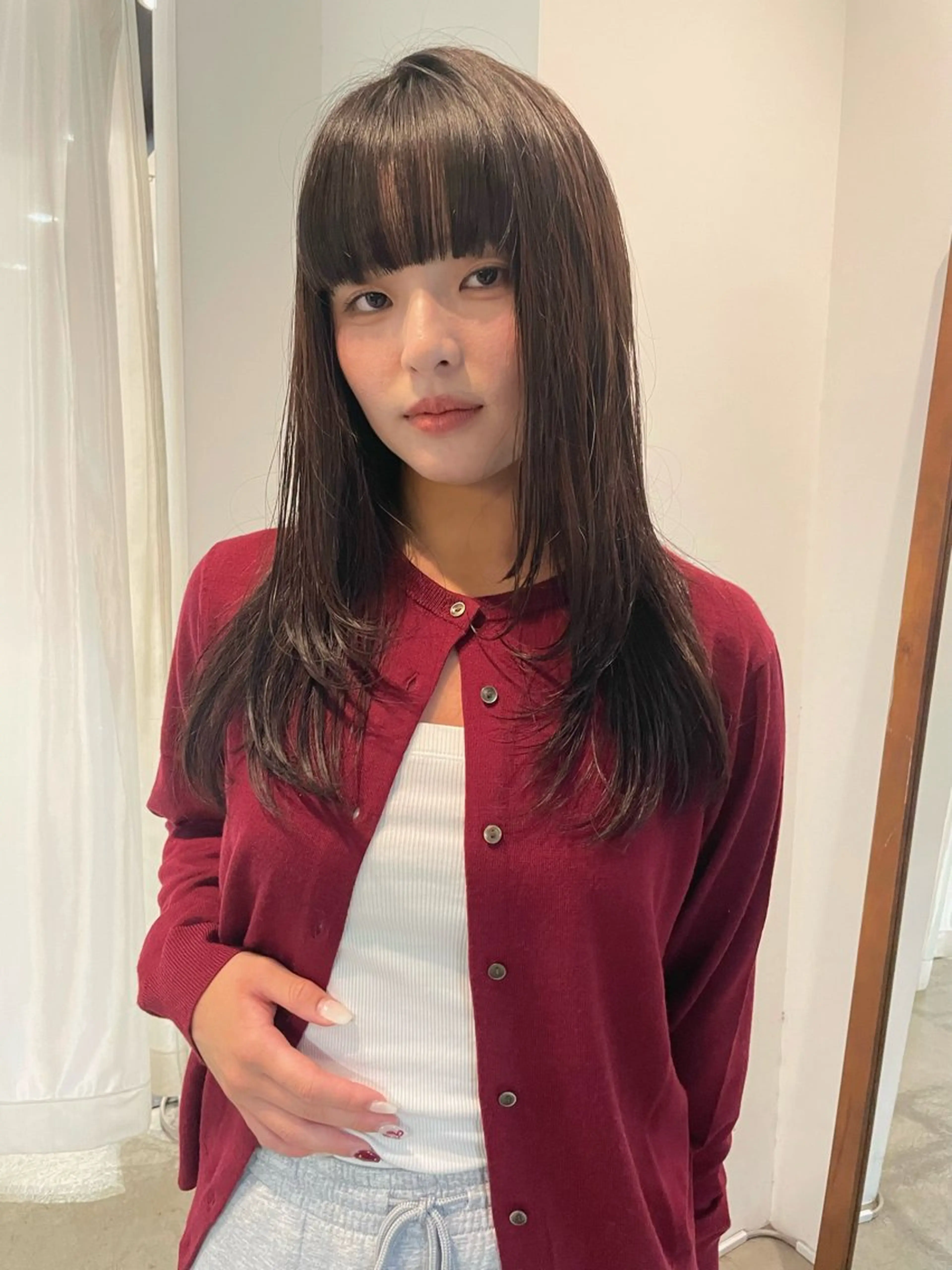 ロング レイヤーカット 熊崎 葵のヘアスタイル