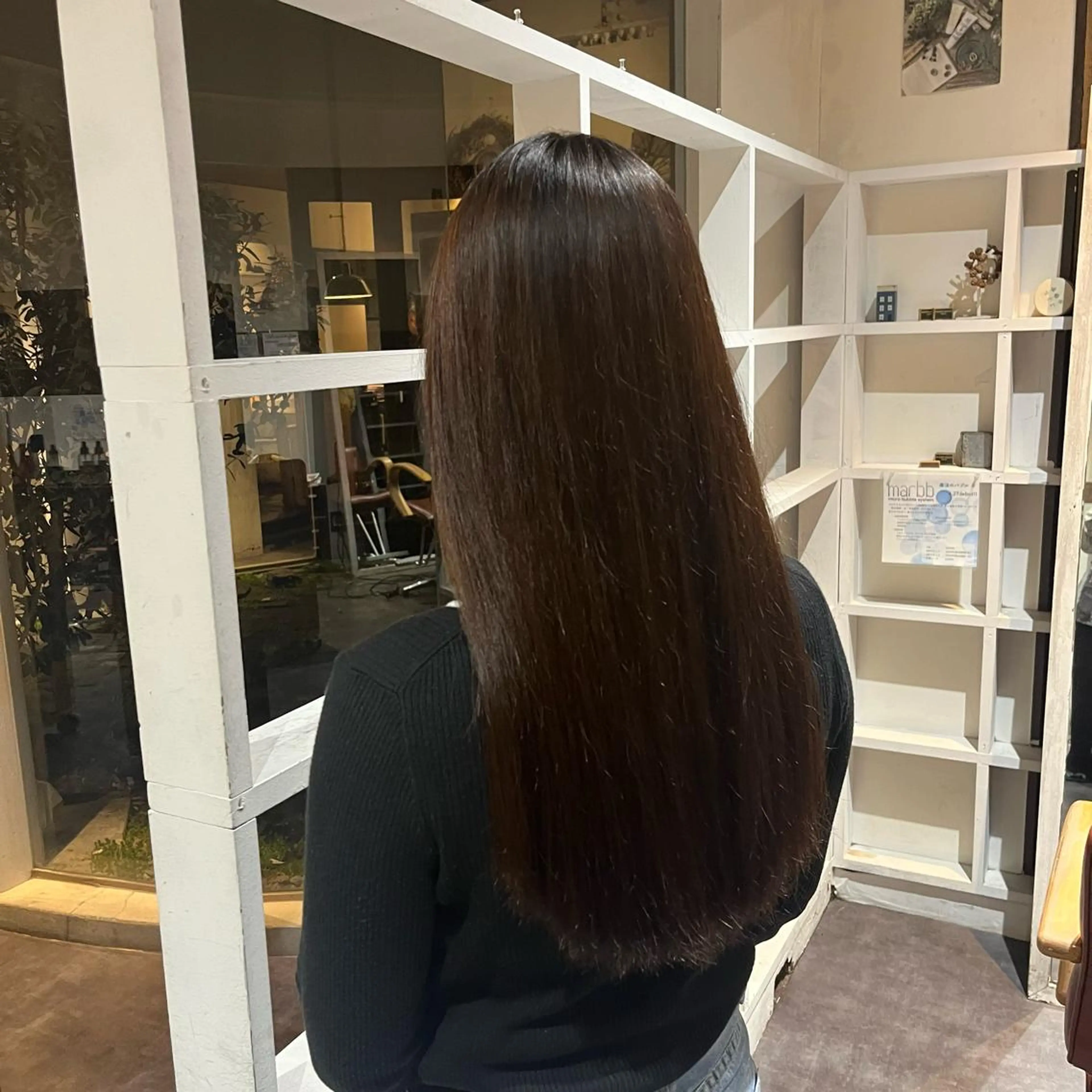 ロング 縮毛矯正 佐伯 真奈のヘアスタイル