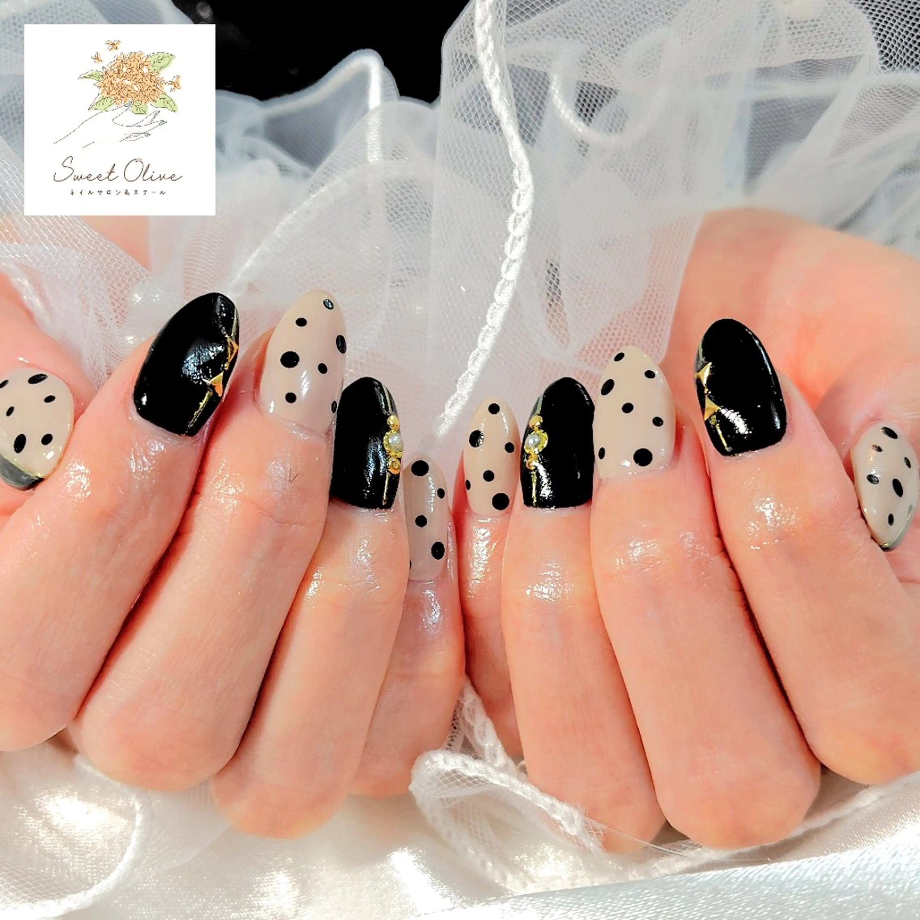 ネイル 持ち込み ハンドネイル SweetOlive オーナー（春日部市）のネイルデザイン